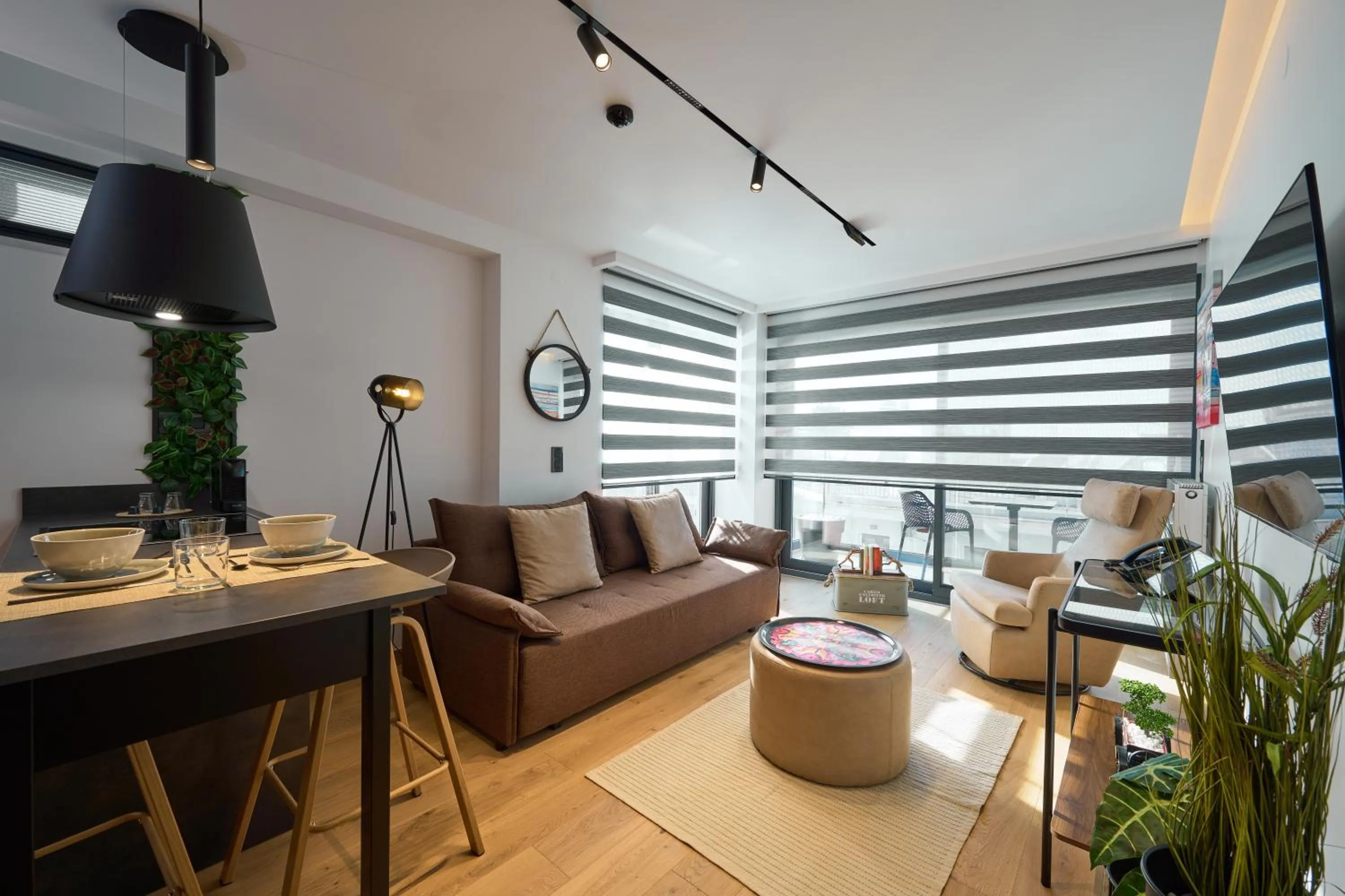 Seating area in SIGMA Suites Hotel