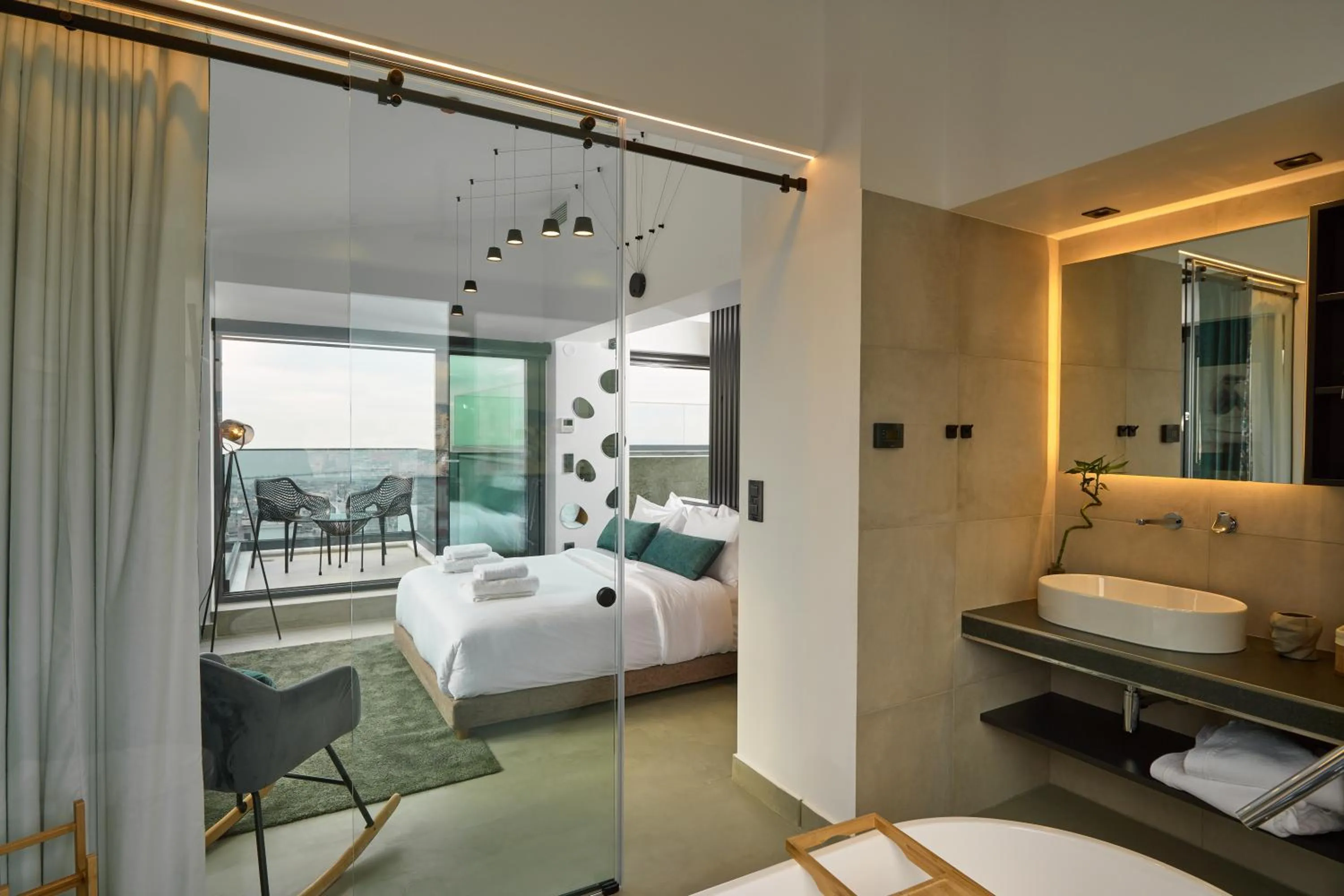 Bedroom, Bed in SIGMA Suites Hotel