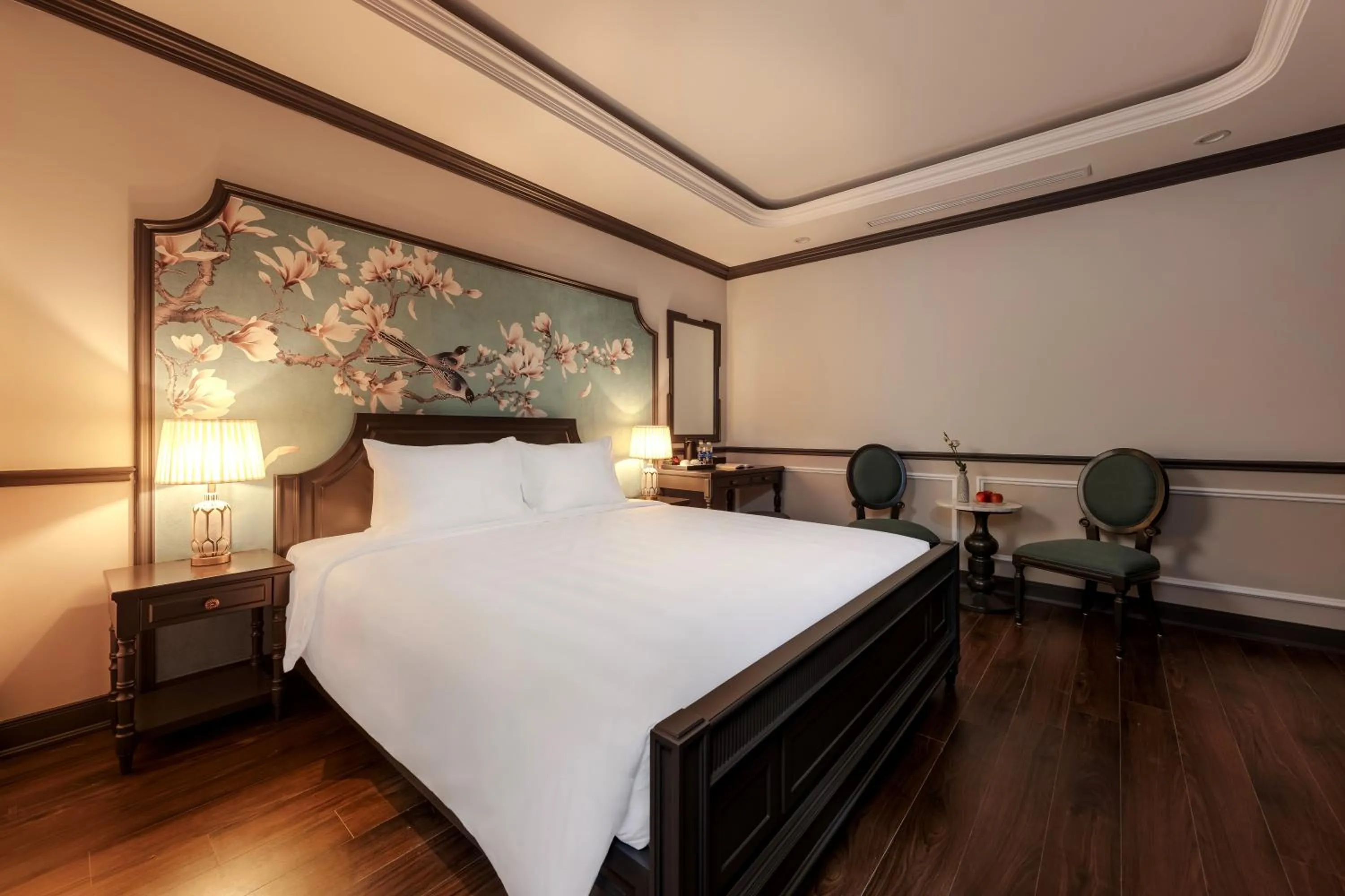 Bed in Sapa Soleil Hotel