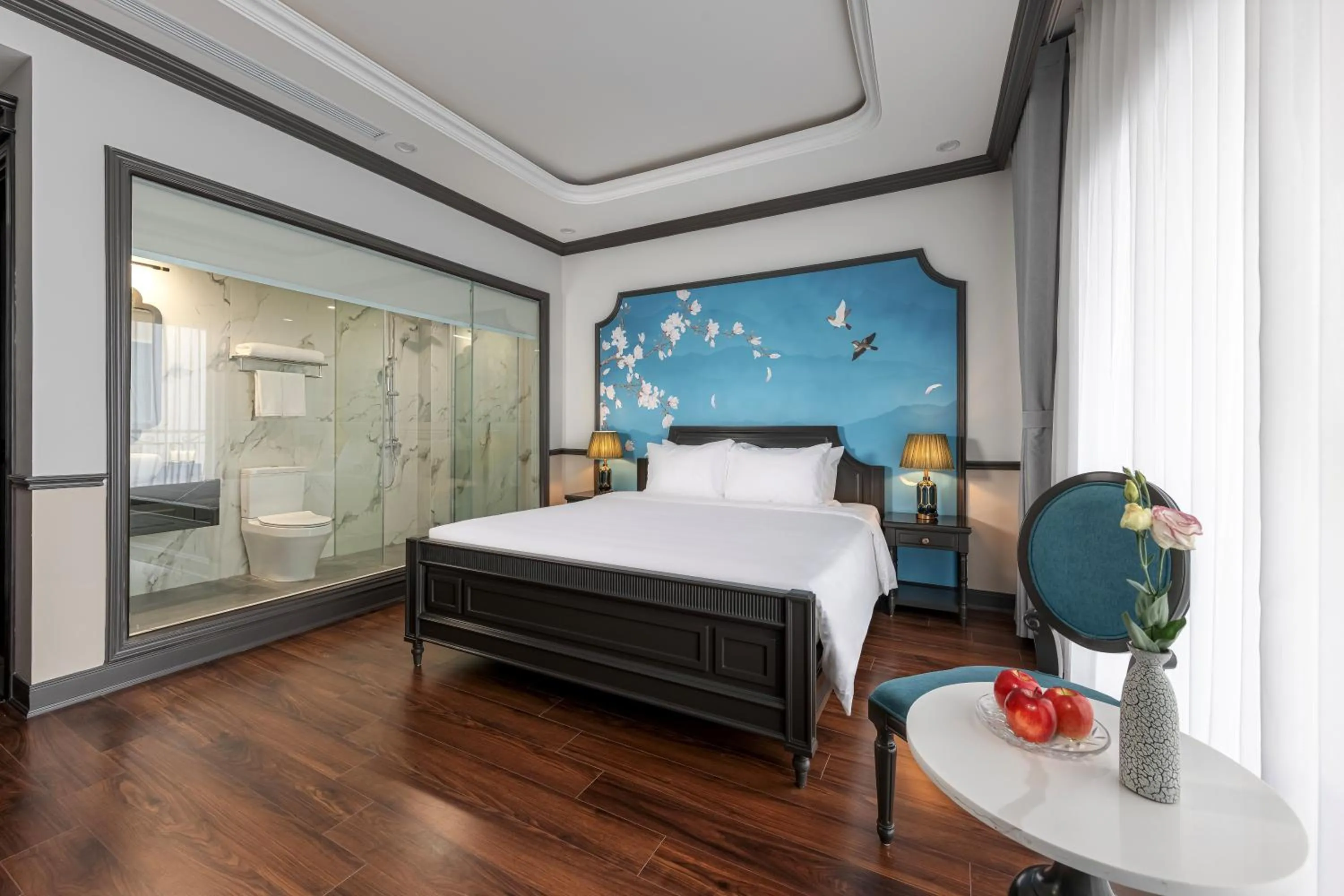 Bed in Sapa Soleil Hotel