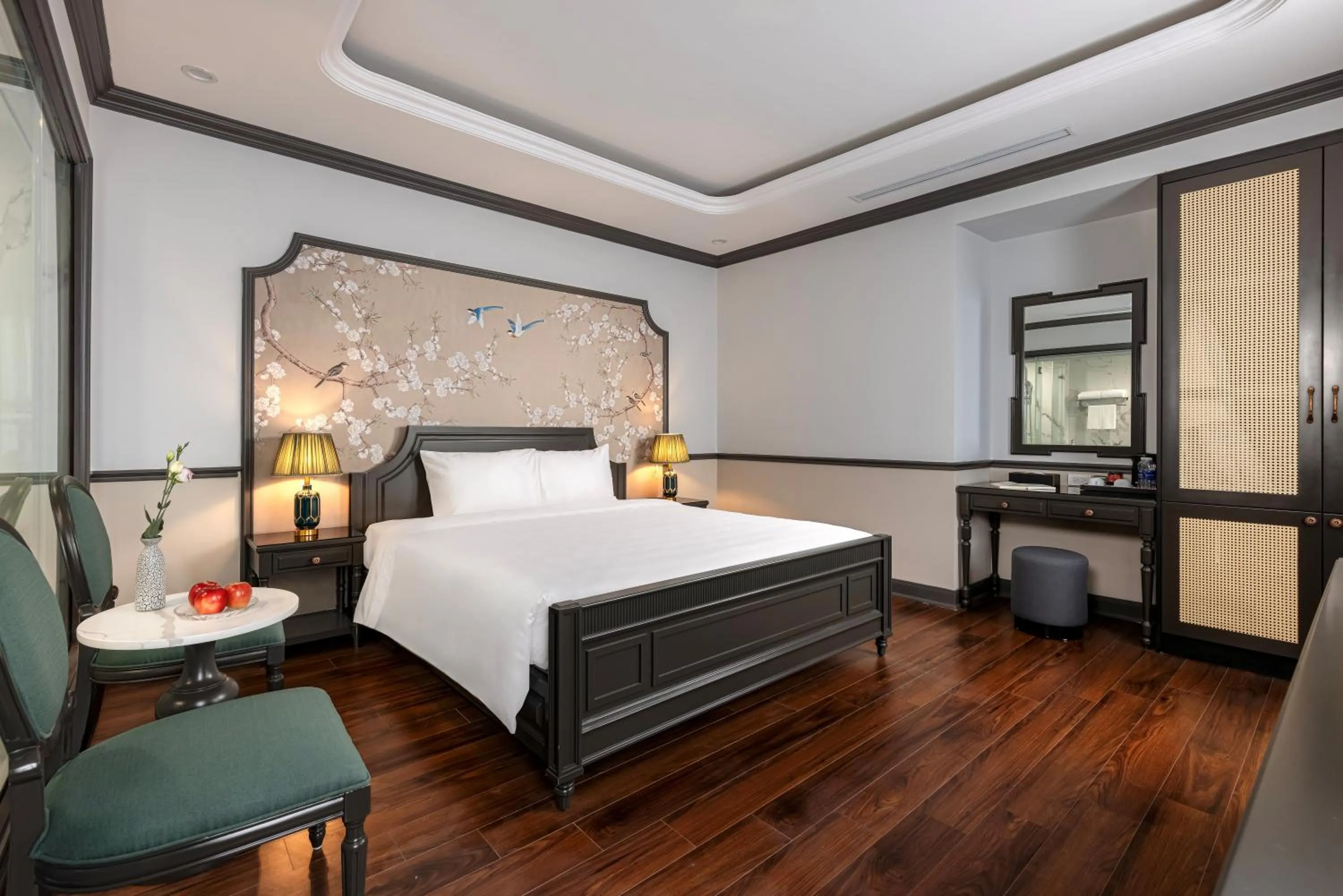 Bed in Sapa Soleil Hotel