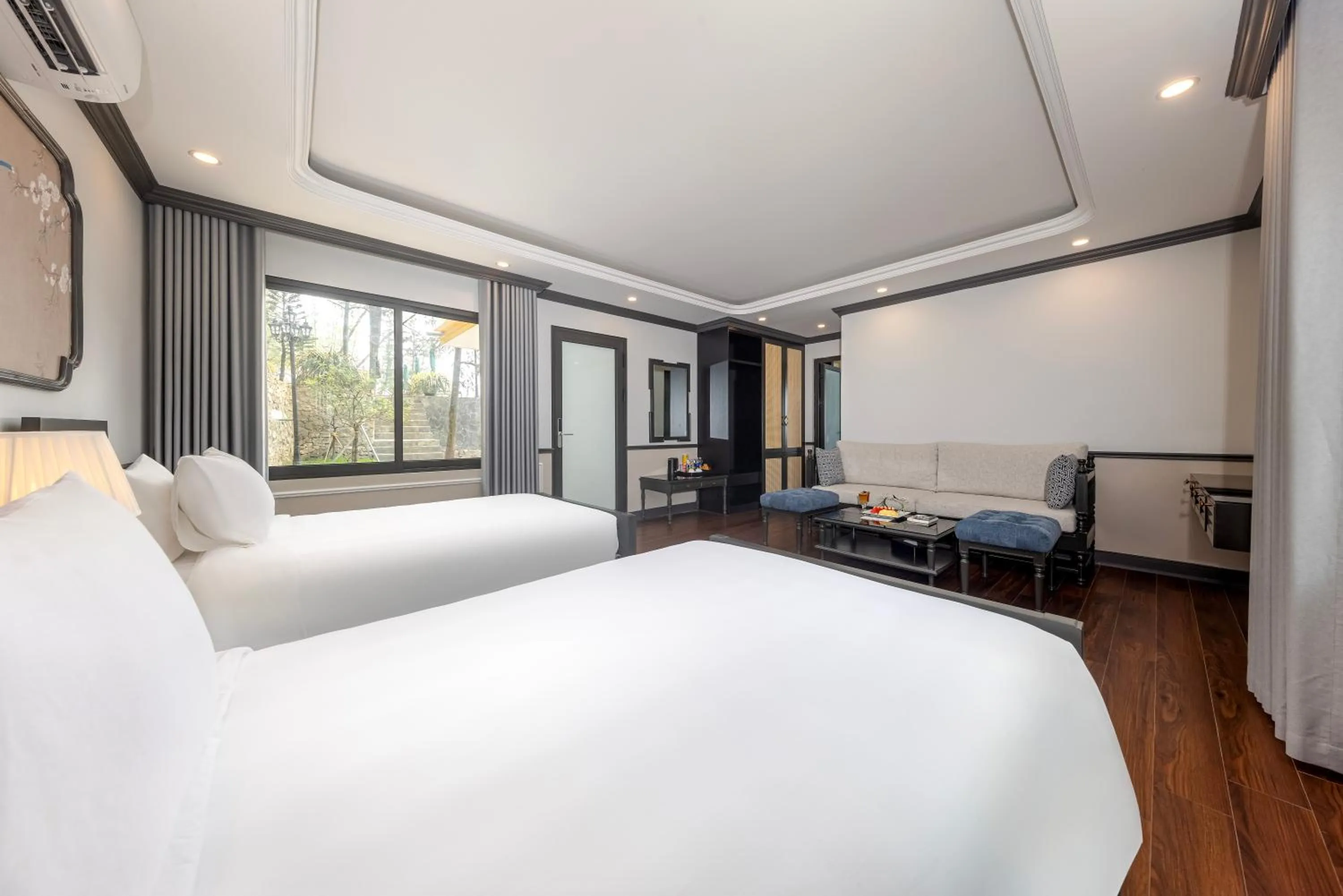 Bed in Sapa Soleil Hotel