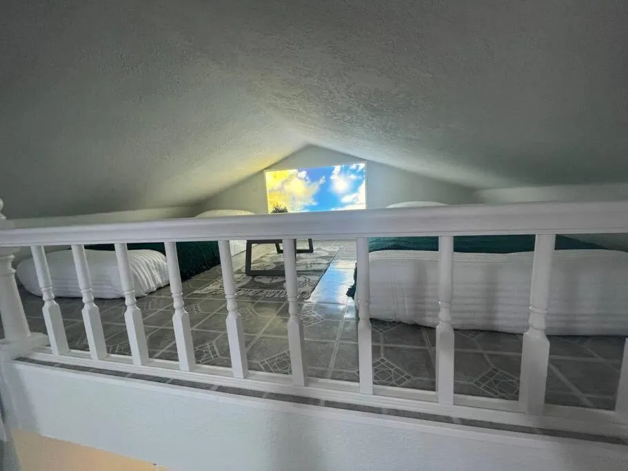 Bed in The Tiny Cottage in the Springs/ Central FL