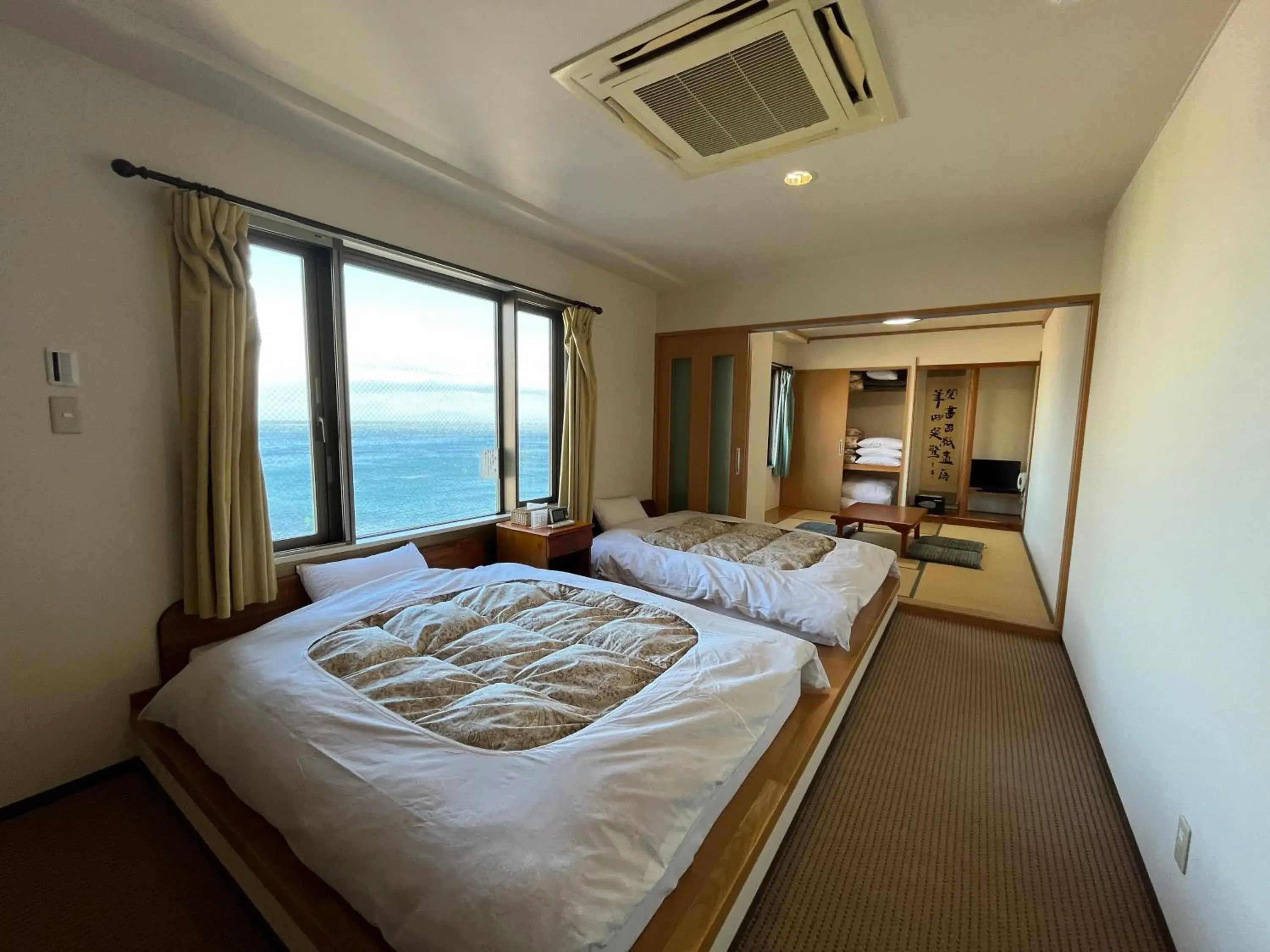 Deluxe Twin Room with Tatami Area & Sea View-New BLD - single occupancy in LiVEMAX RESORT Shiretoko Sea Front Deluxe Twin Room with Tatami Area & Sea View-New BLD - single occupancy in LiVEMAX RESORT Shiretoko Sea Front