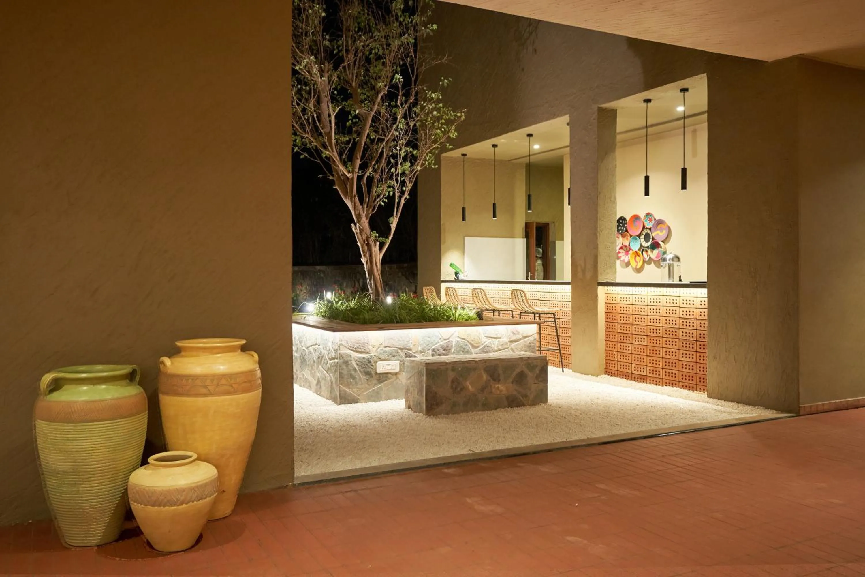 Lounge or bar in Ikshana Resort and Spa, Khandala