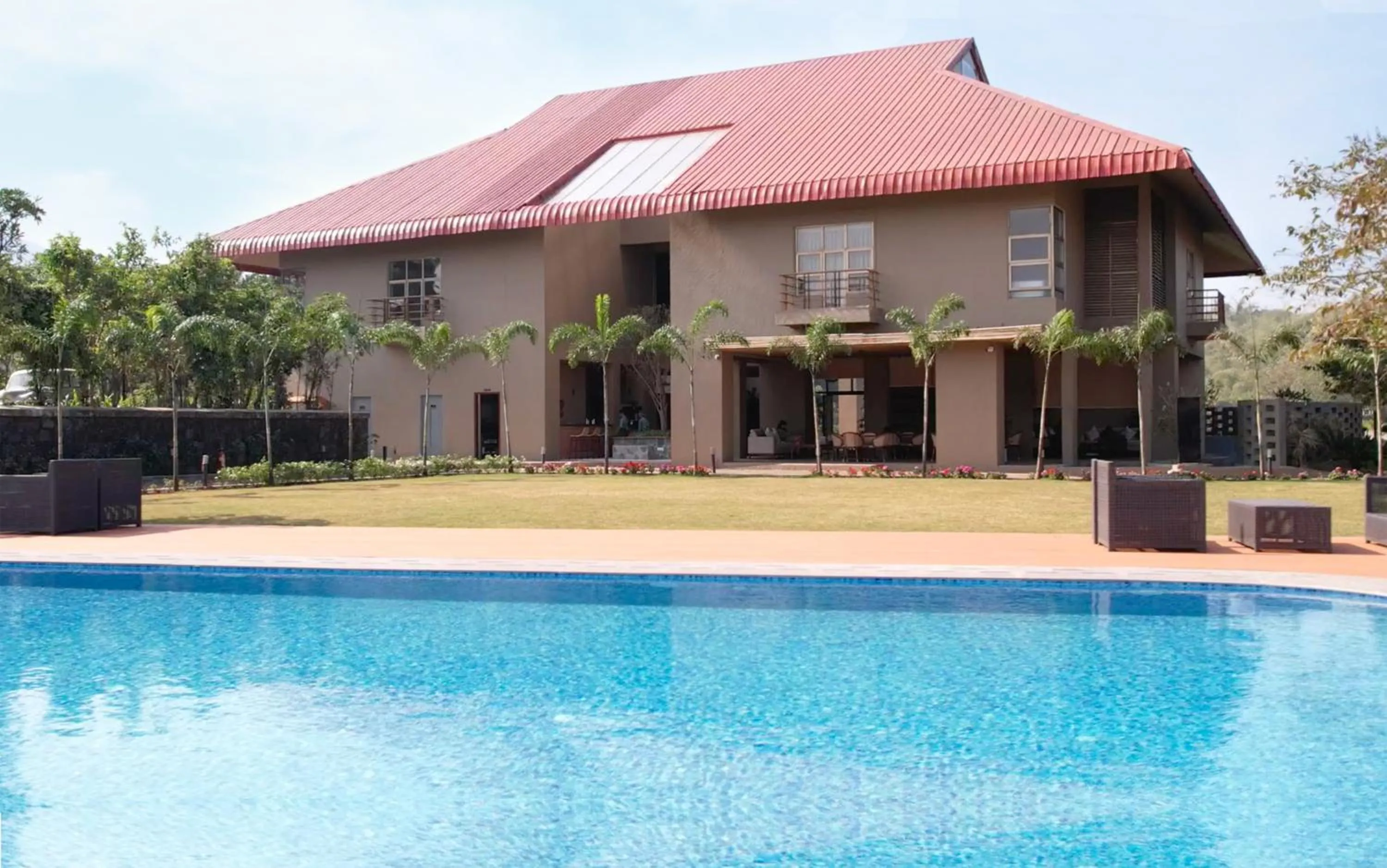 Facade/entrance in Ikshana Resort and Spa, Khandala