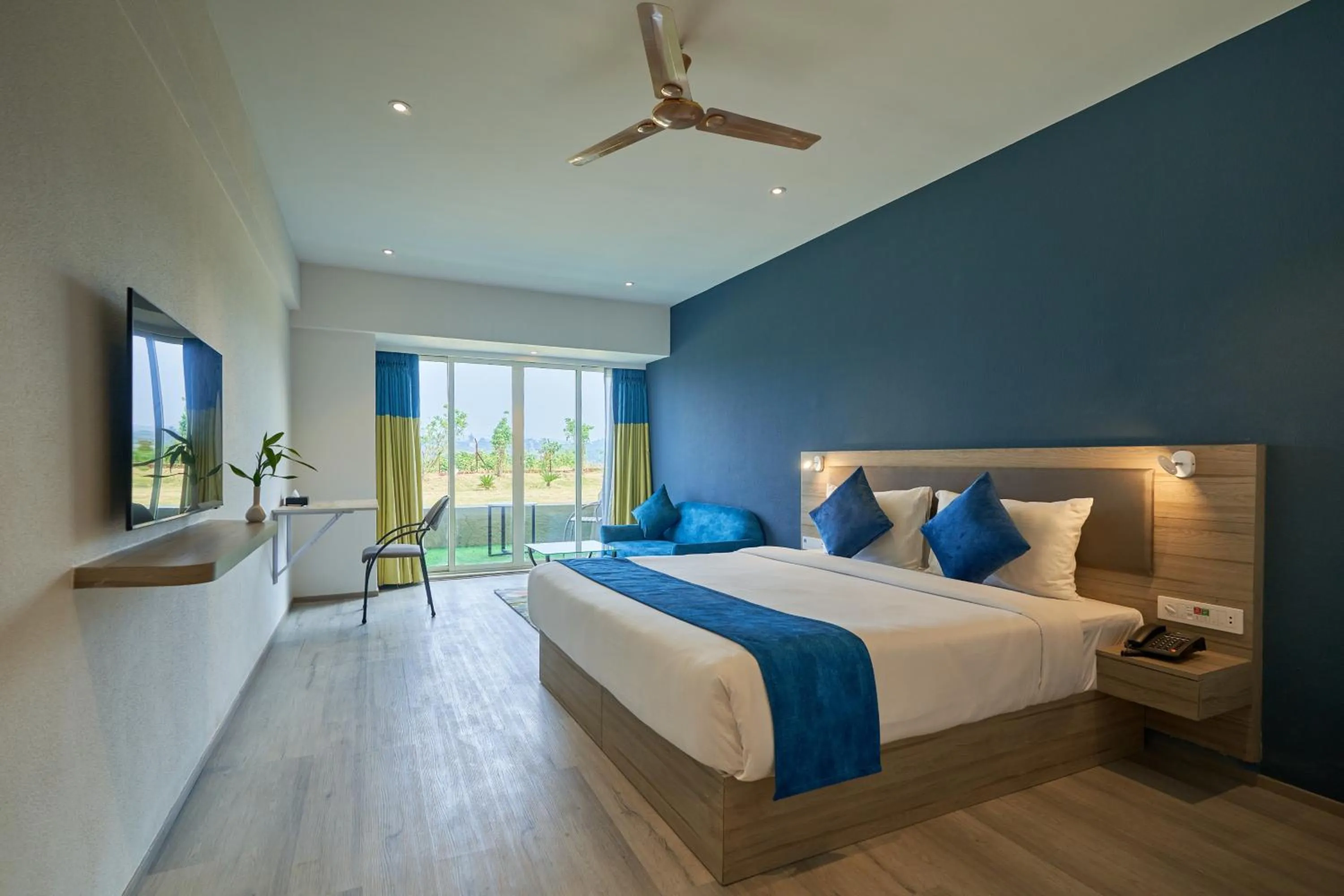 View (from property/room), Bed in Ikshana Resort and Spa, Khandala