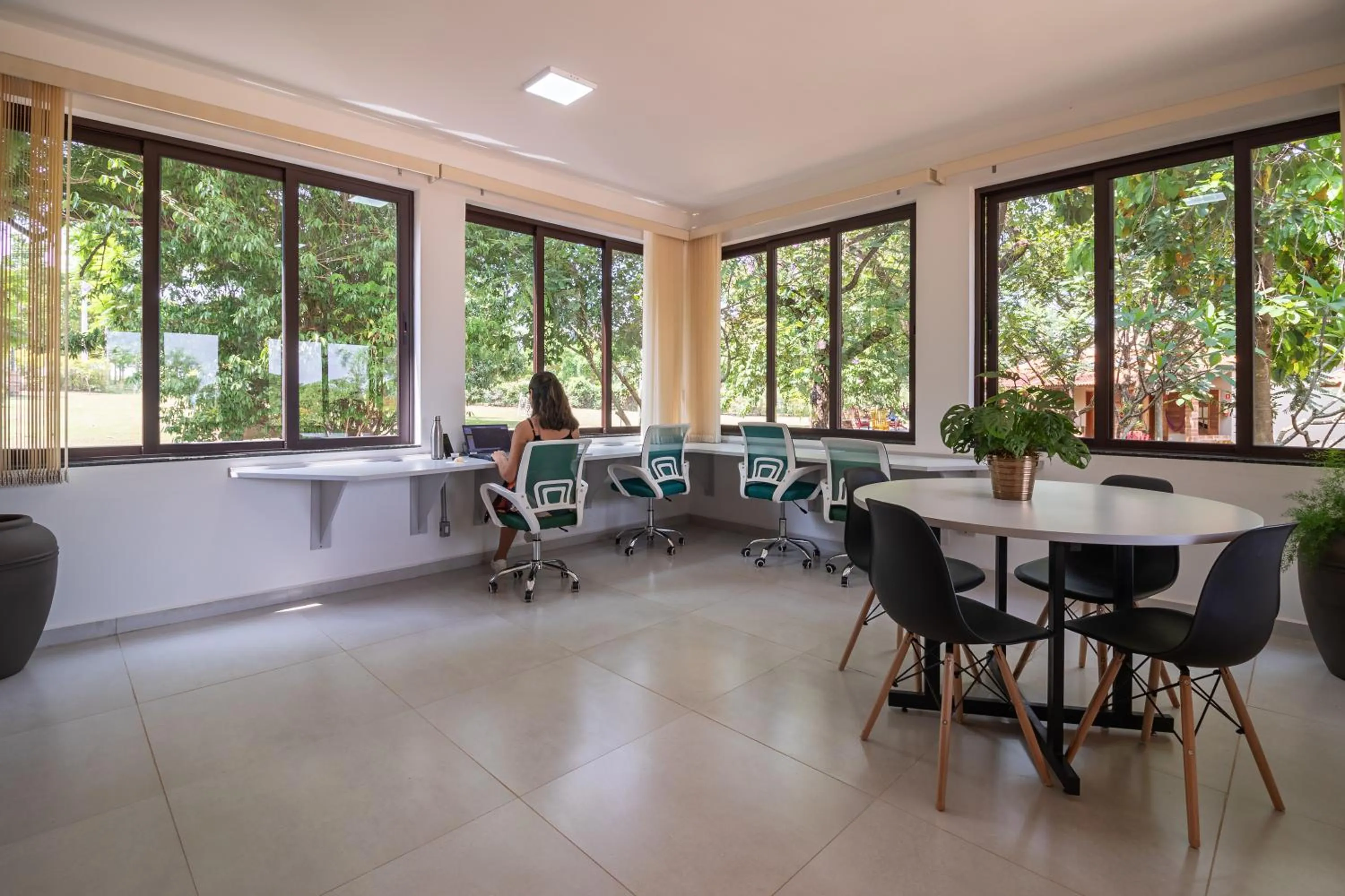 Meeting/conference room in Pousada Pé na Terra