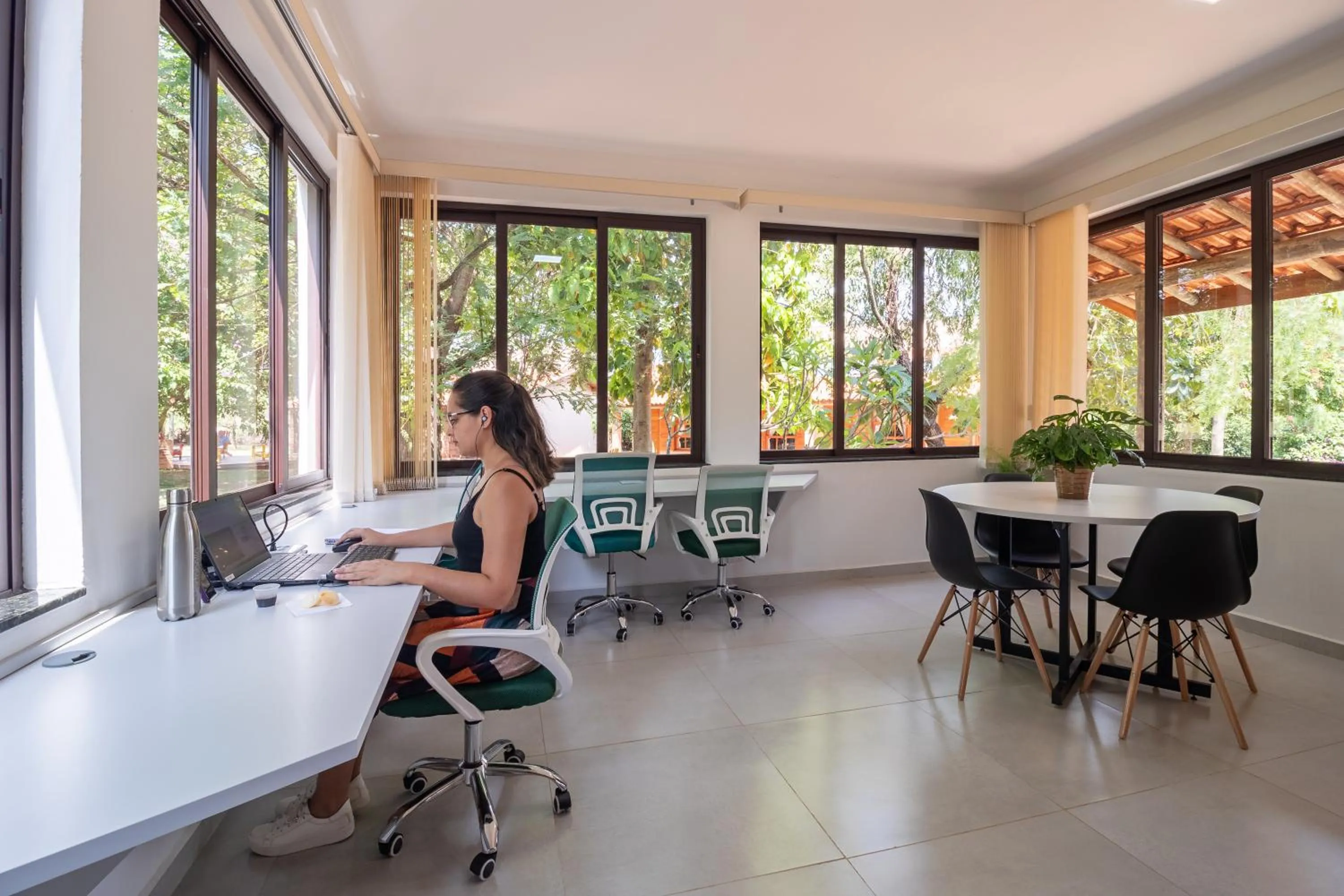 Meeting/conference room in Pousada Pé na Terra