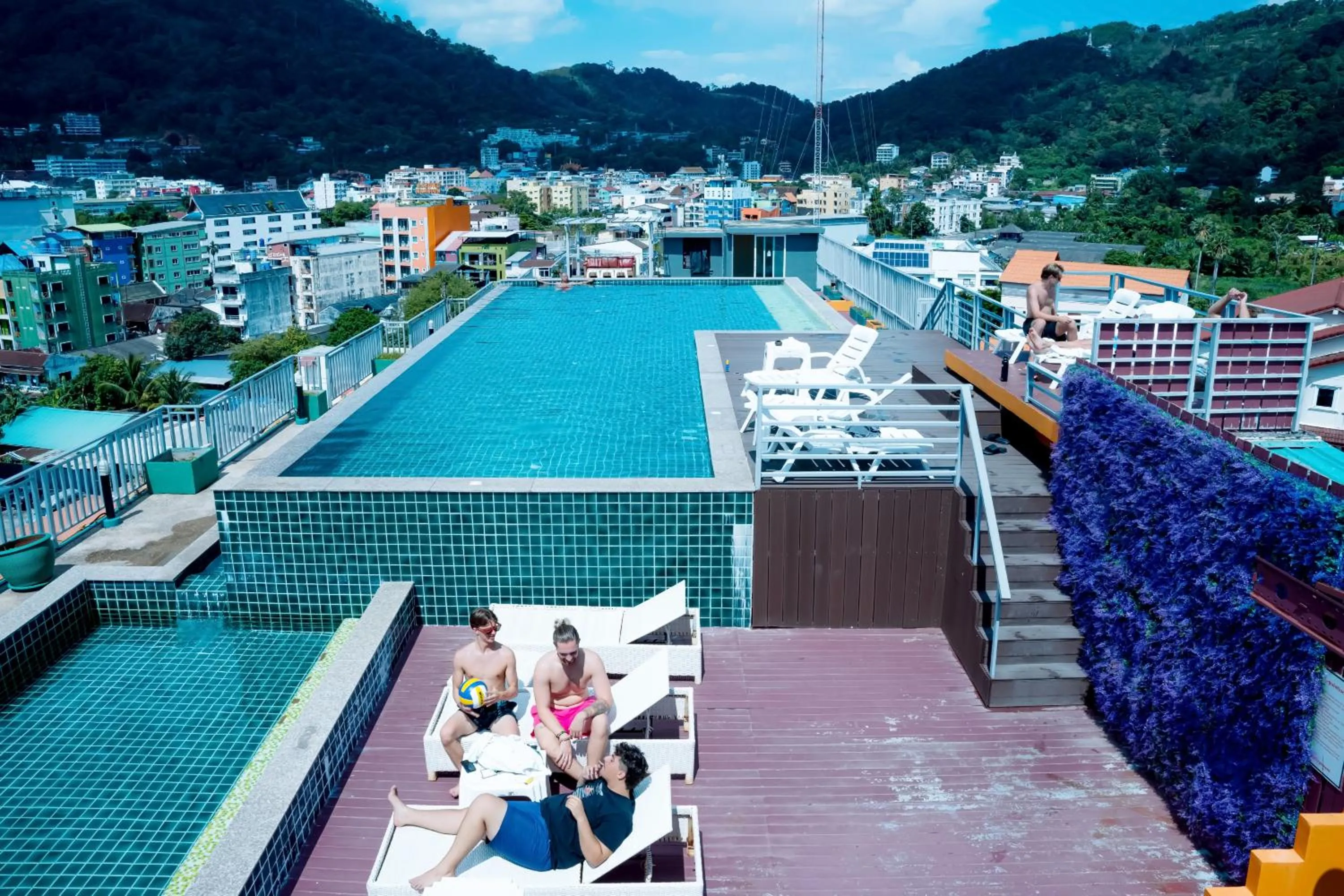 Swimming pool in Zephyr Grand Hotel