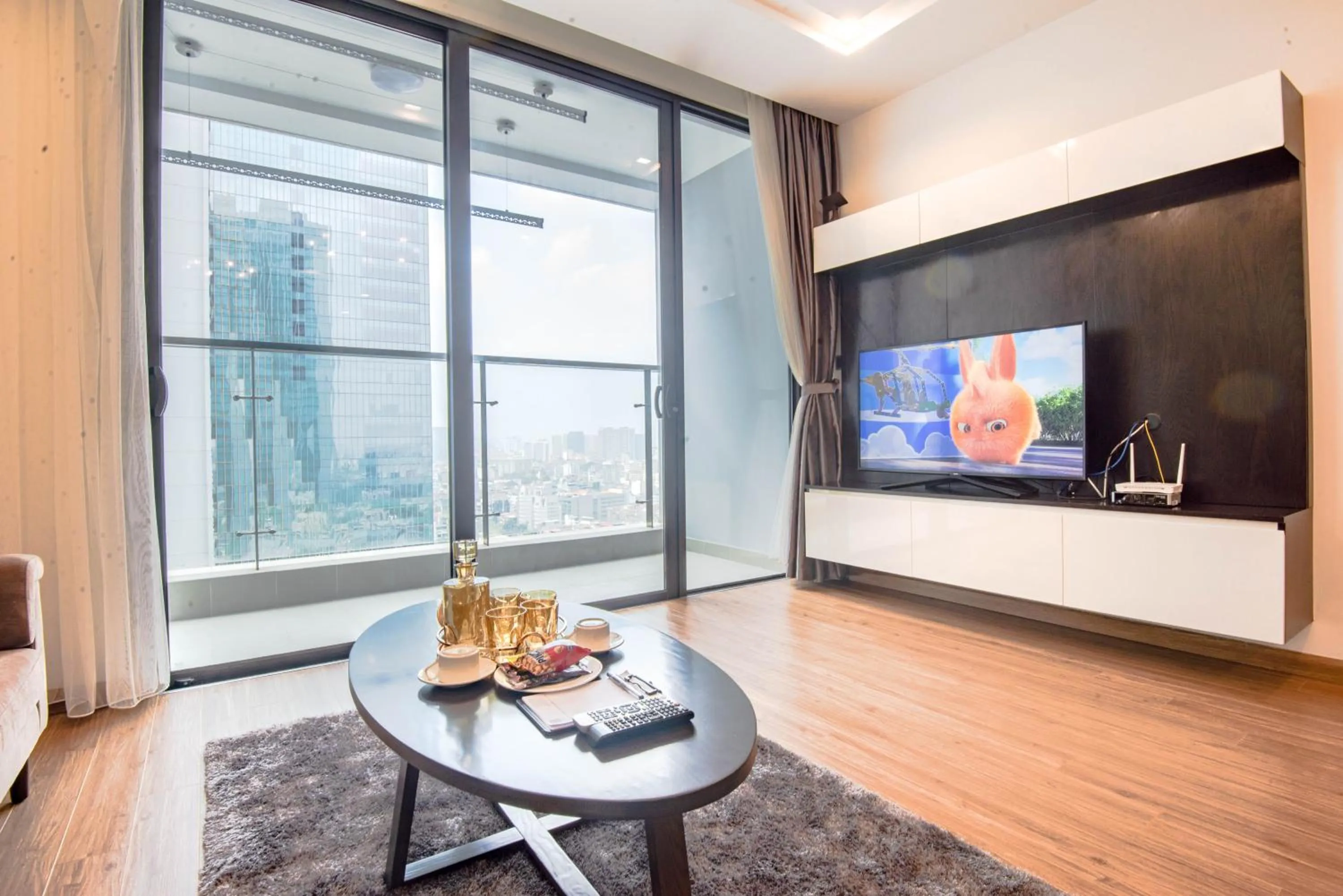 Seating area in Vinhomes Metropolis Harmony Residence