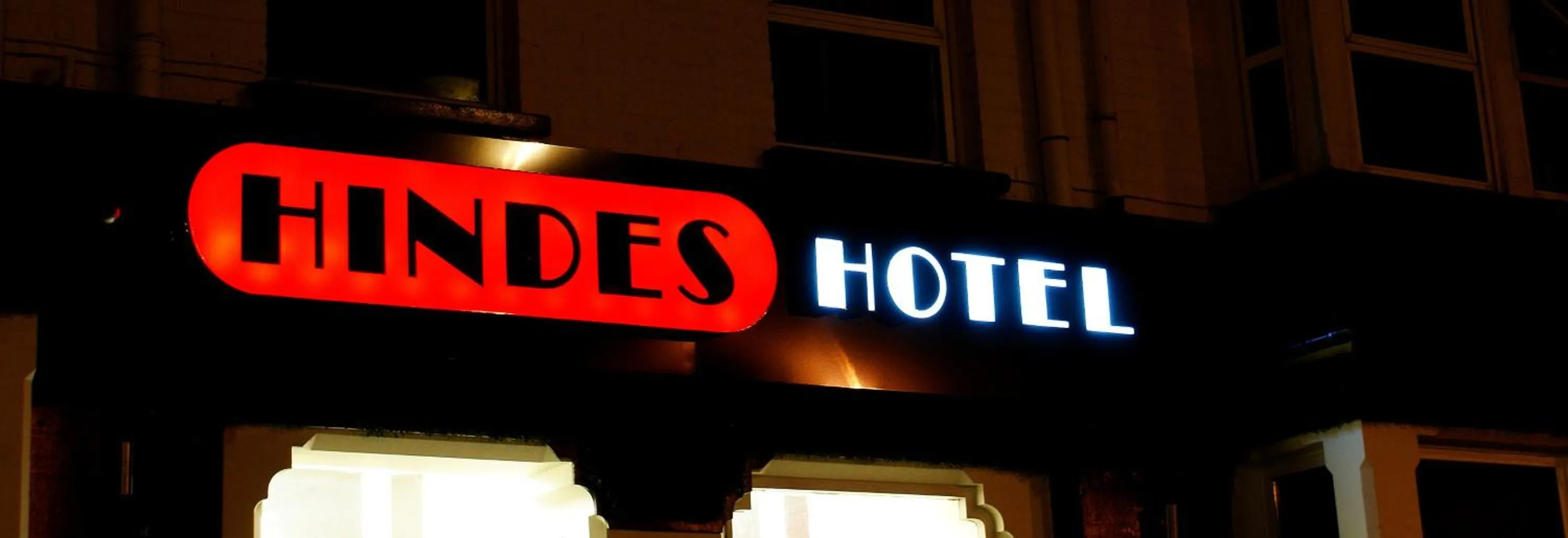 Property logo or sign in The Hindes Hotel