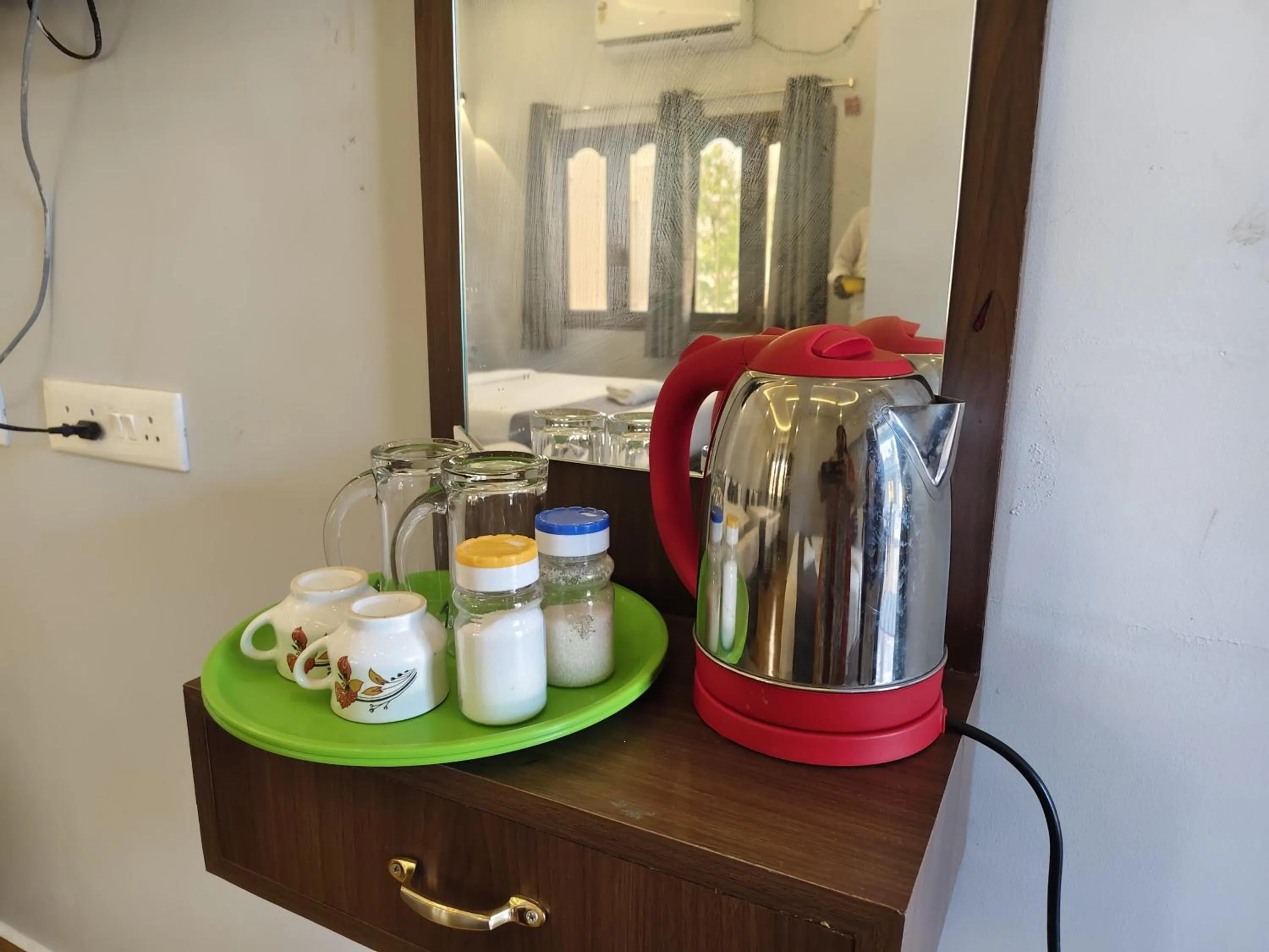 Coffee/tea facilities in Lax Residency, White Town, Pondicherry