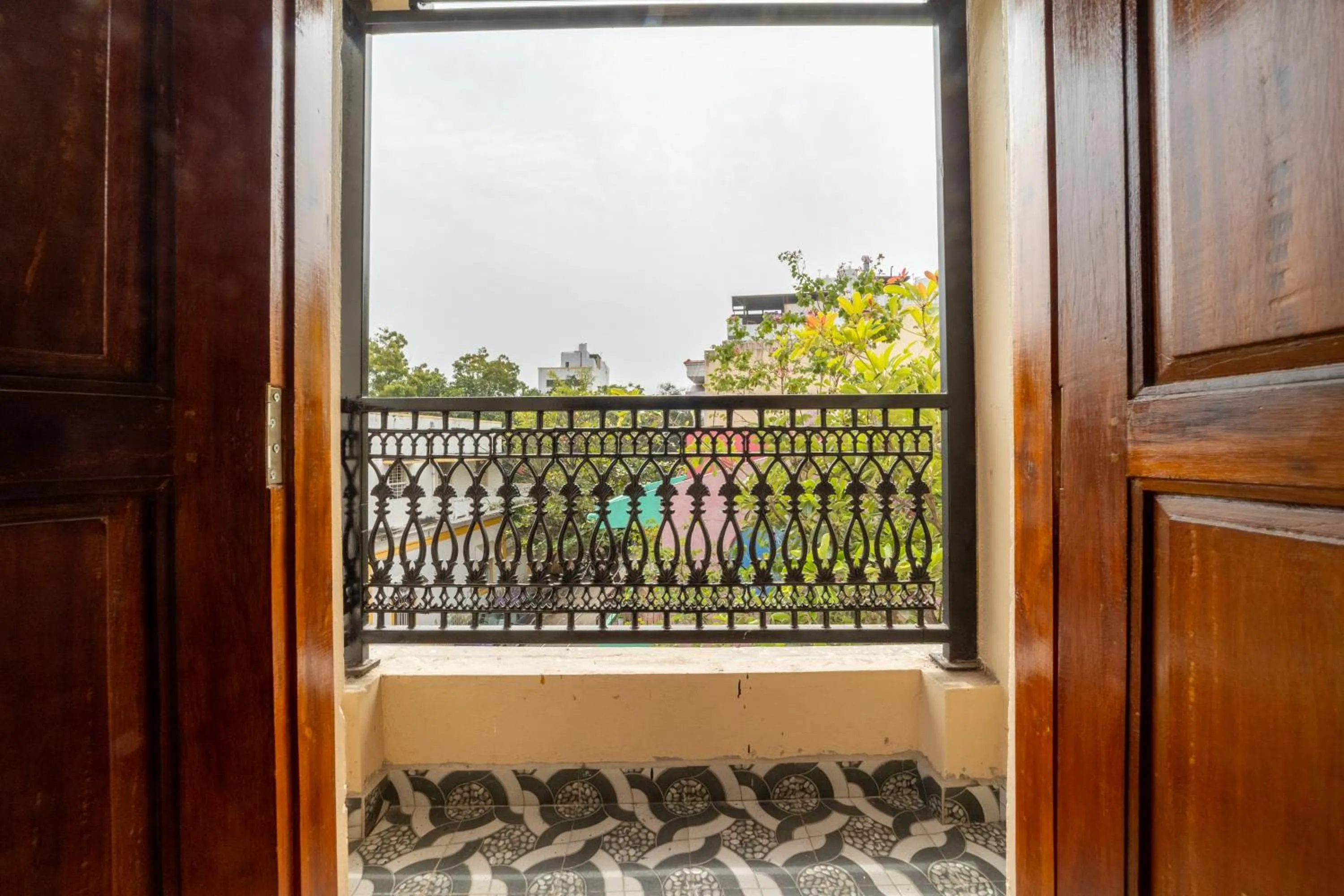 Balcony/Terrace in Lax Residency, White Town, Pondicherry