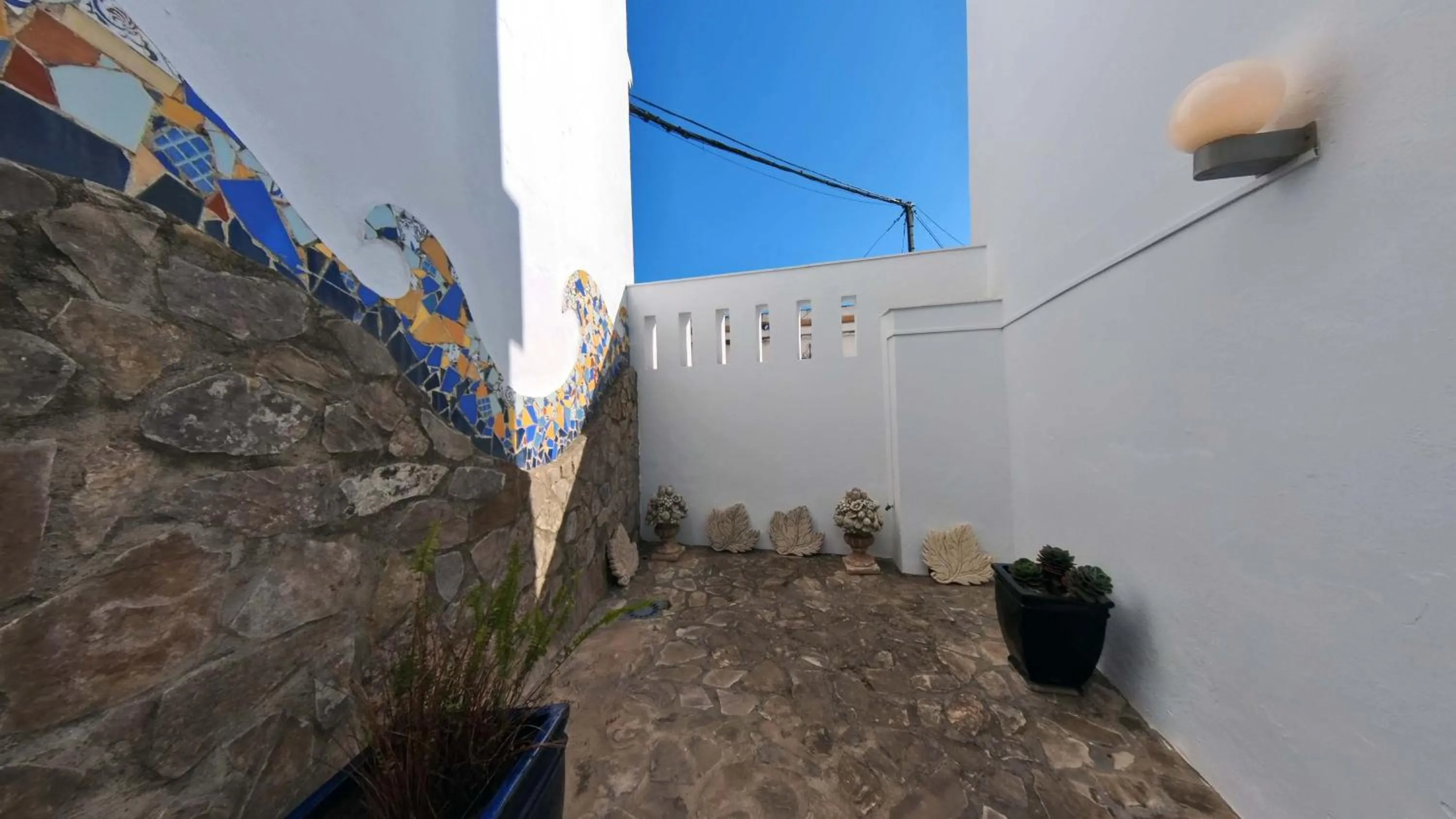 Patio in Hotel Utopía