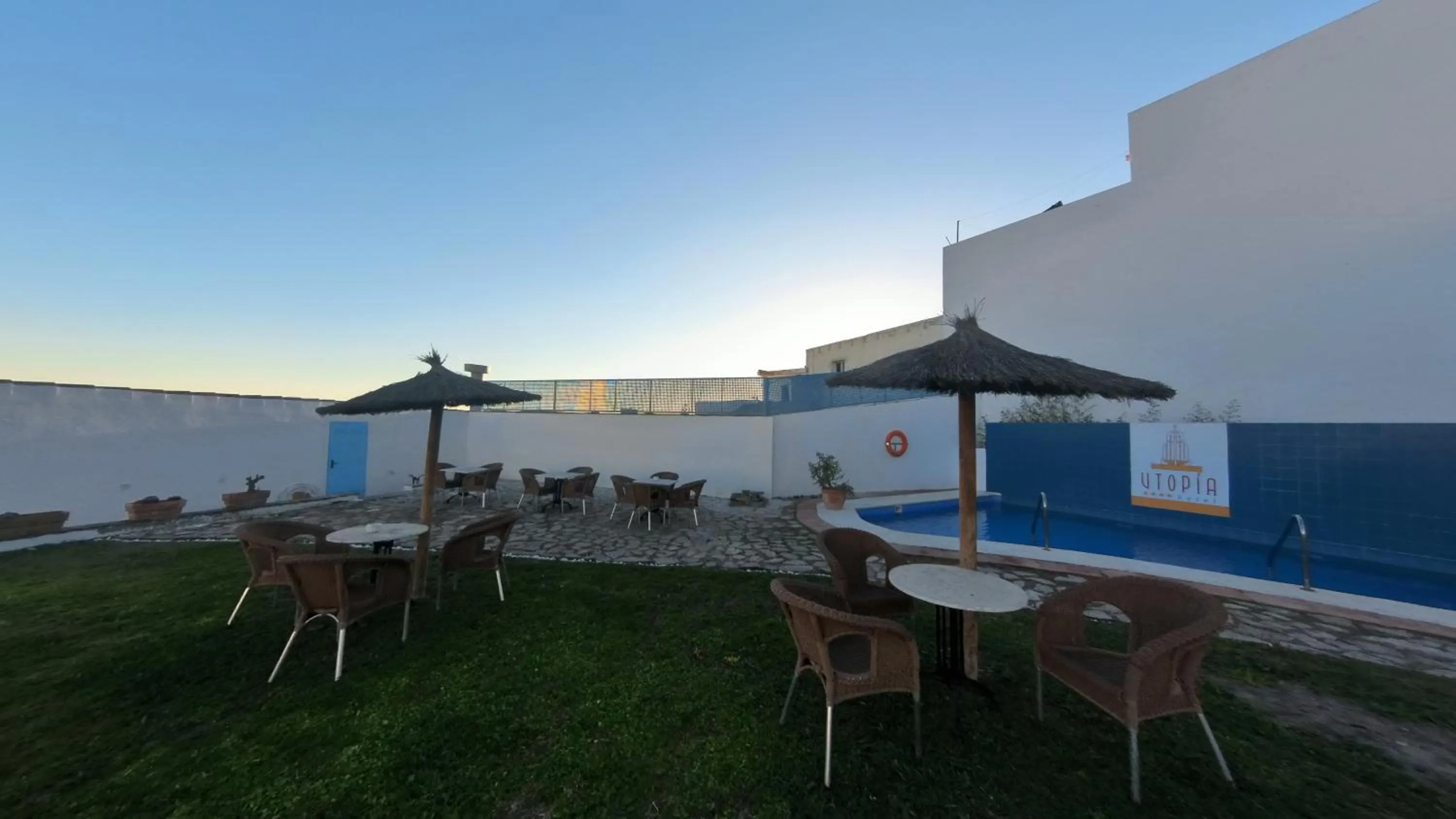 Patio in Hotel Utopía