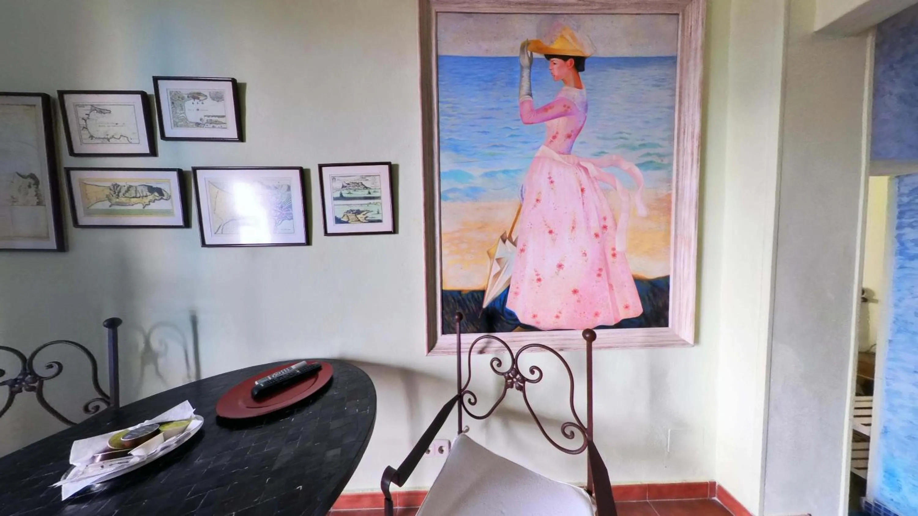 Decorative detail in Hotel Utopía