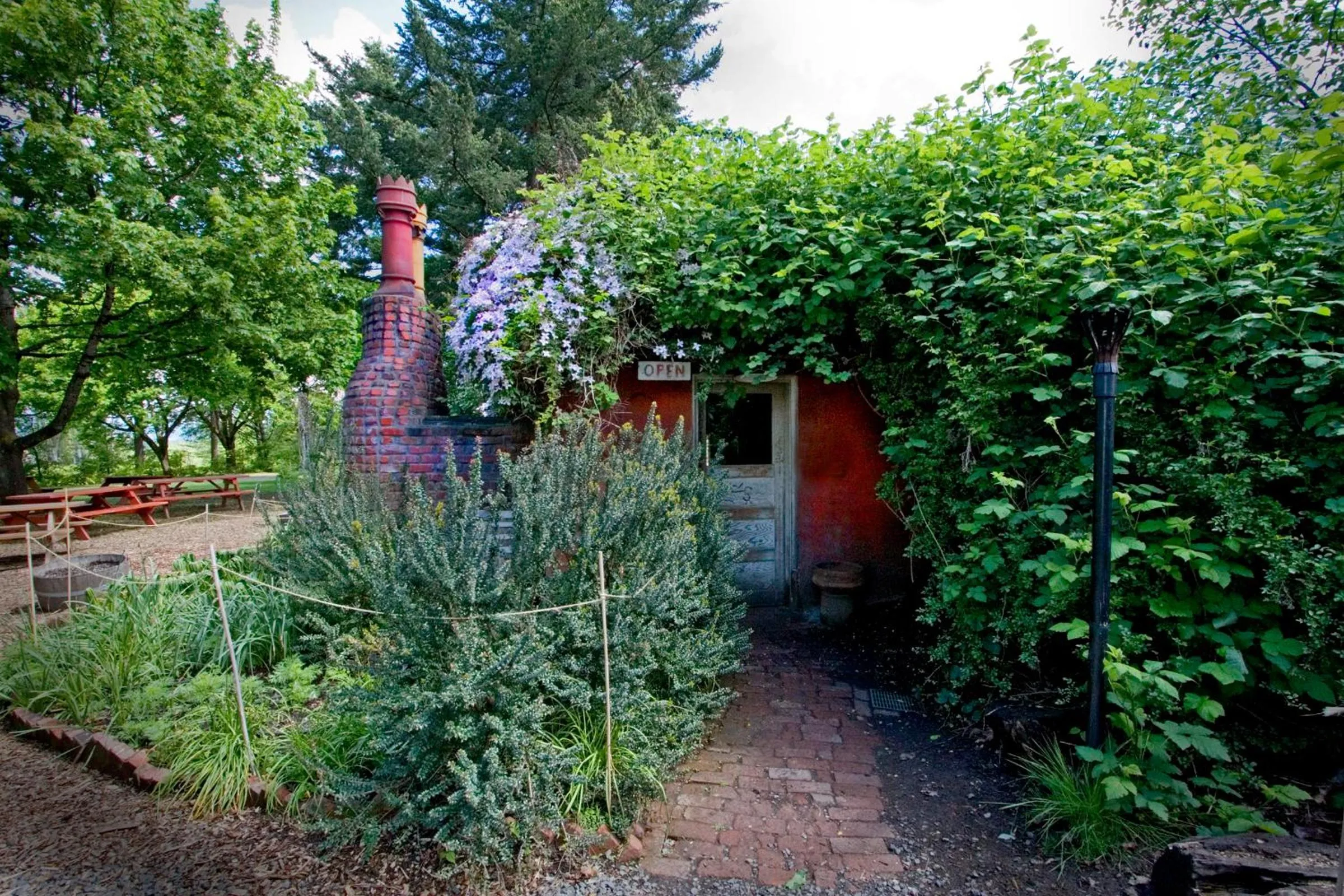Garden in McMenamins Edgefield