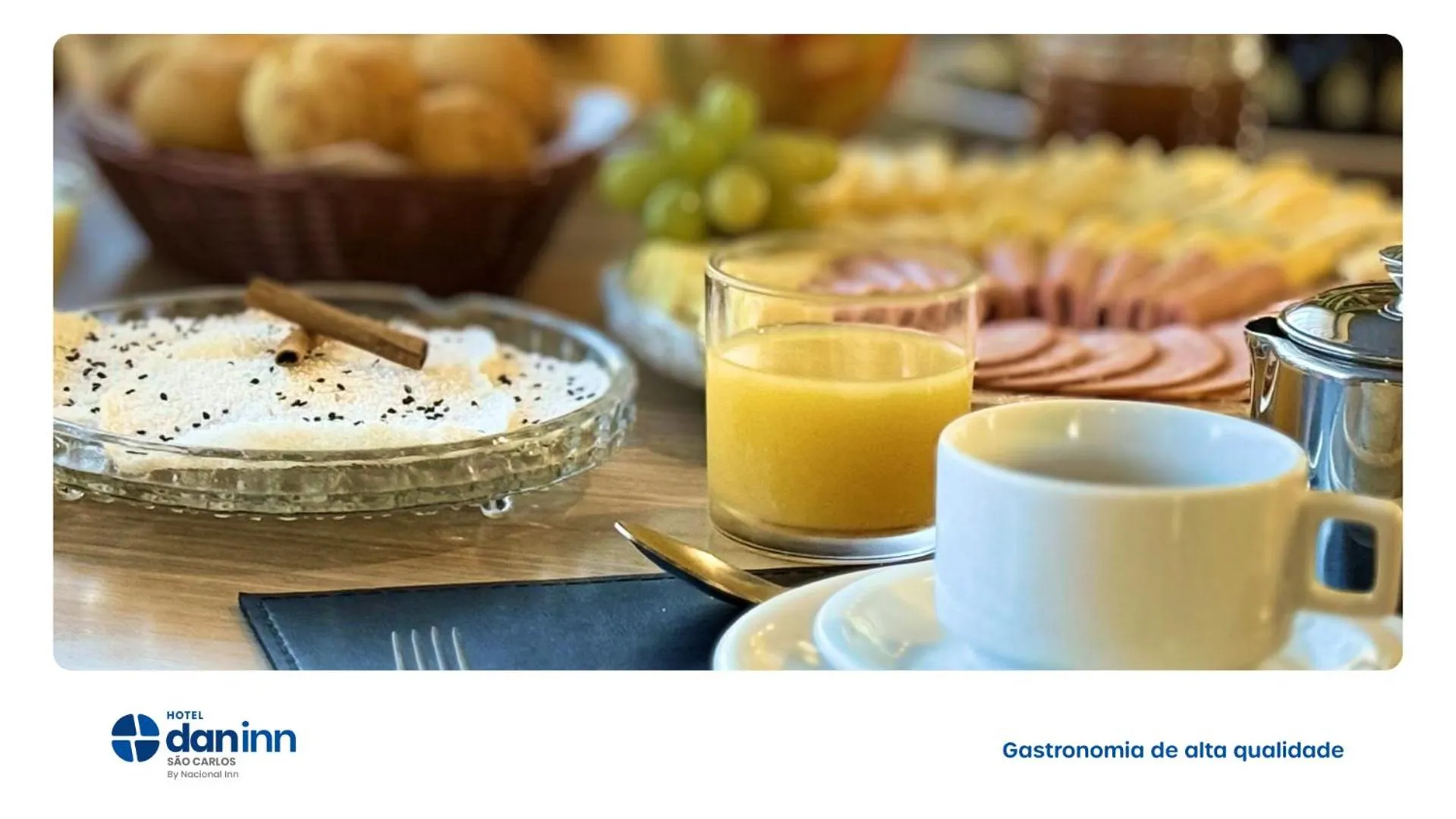 Restaurant/places to eat in Hotel Dan Inn São Carlos By Nacional Inn