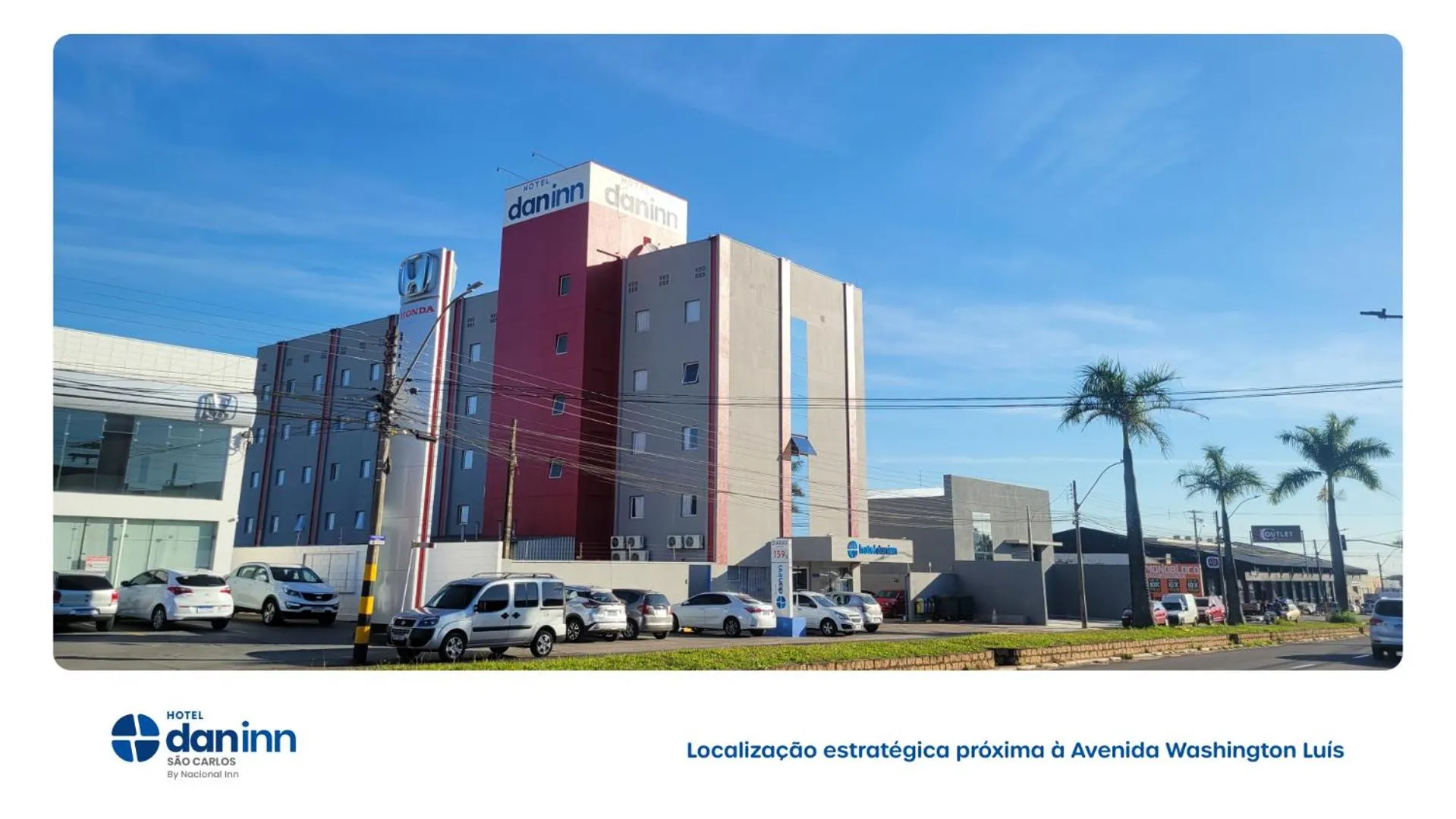 Facade/entrance in Hotel Dan Inn São Carlos By Nacional Inn
