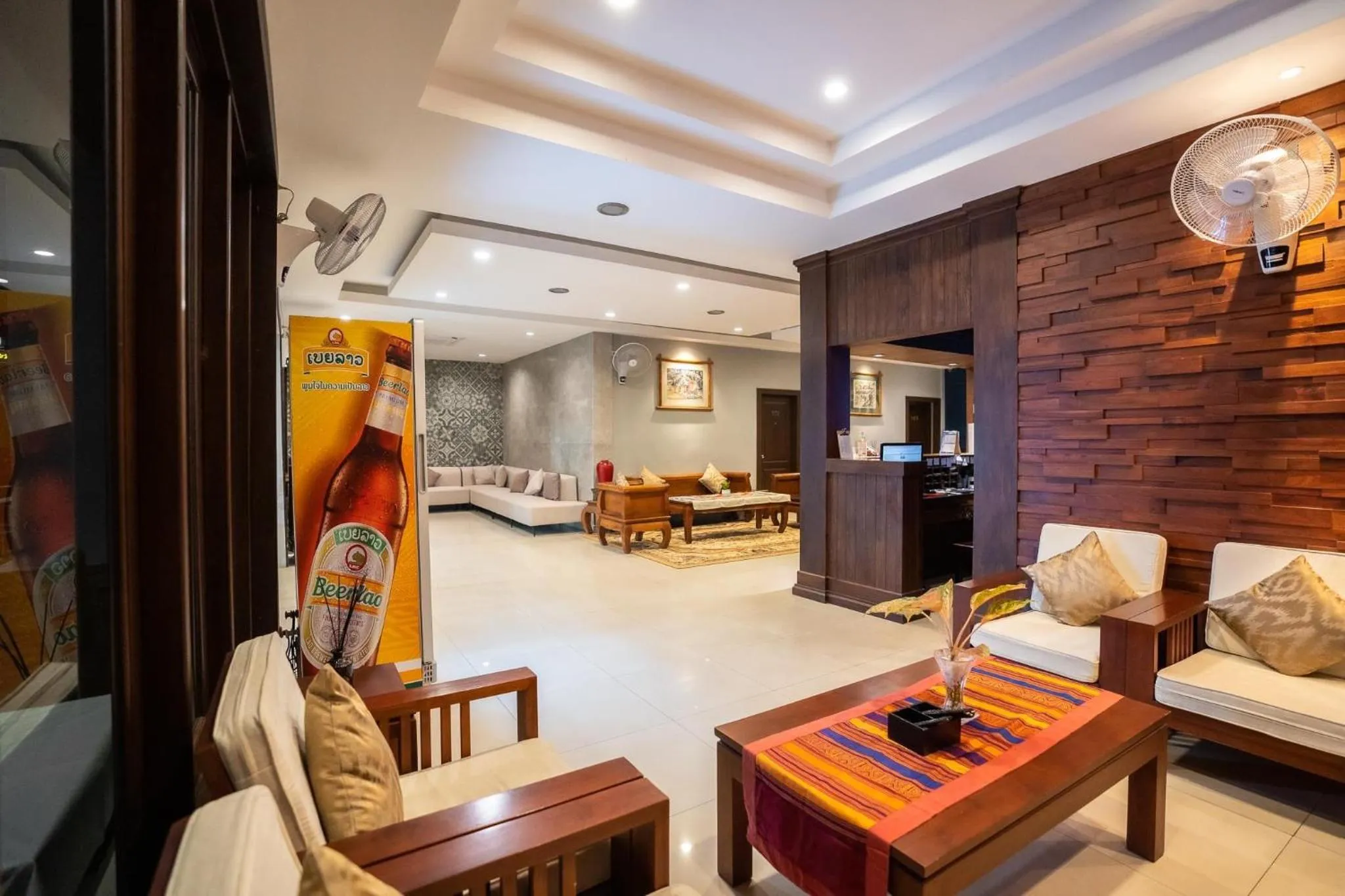 Living room in Vongkhamsene Boutique Hotel