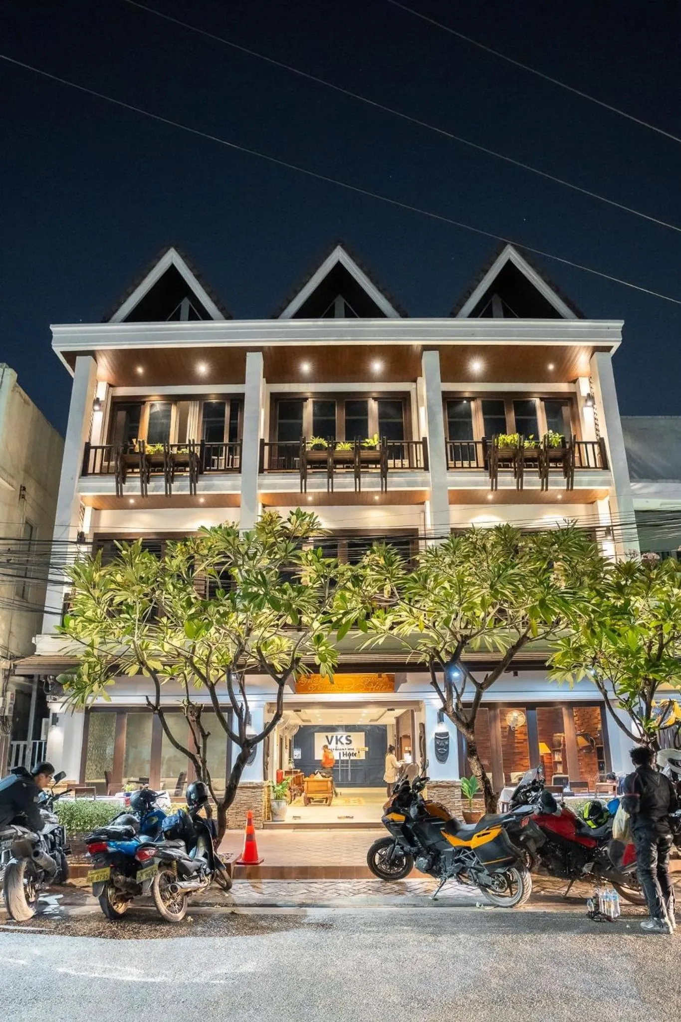 Property building in Vongkhamsene Boutique Hotel