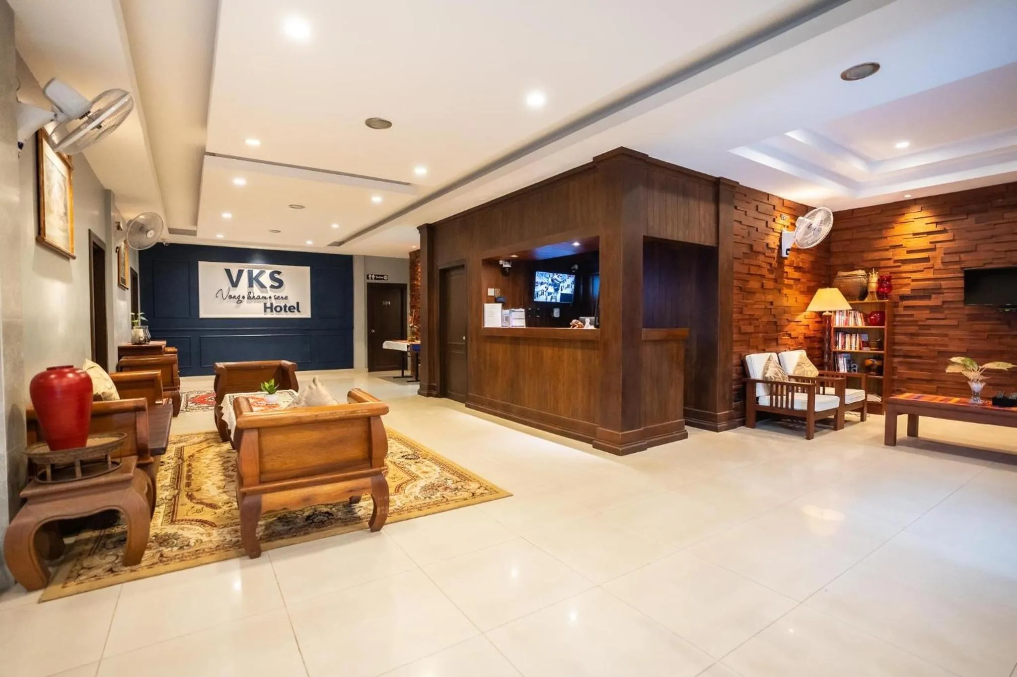 Living room in Vongkhamsene Boutique Hotel