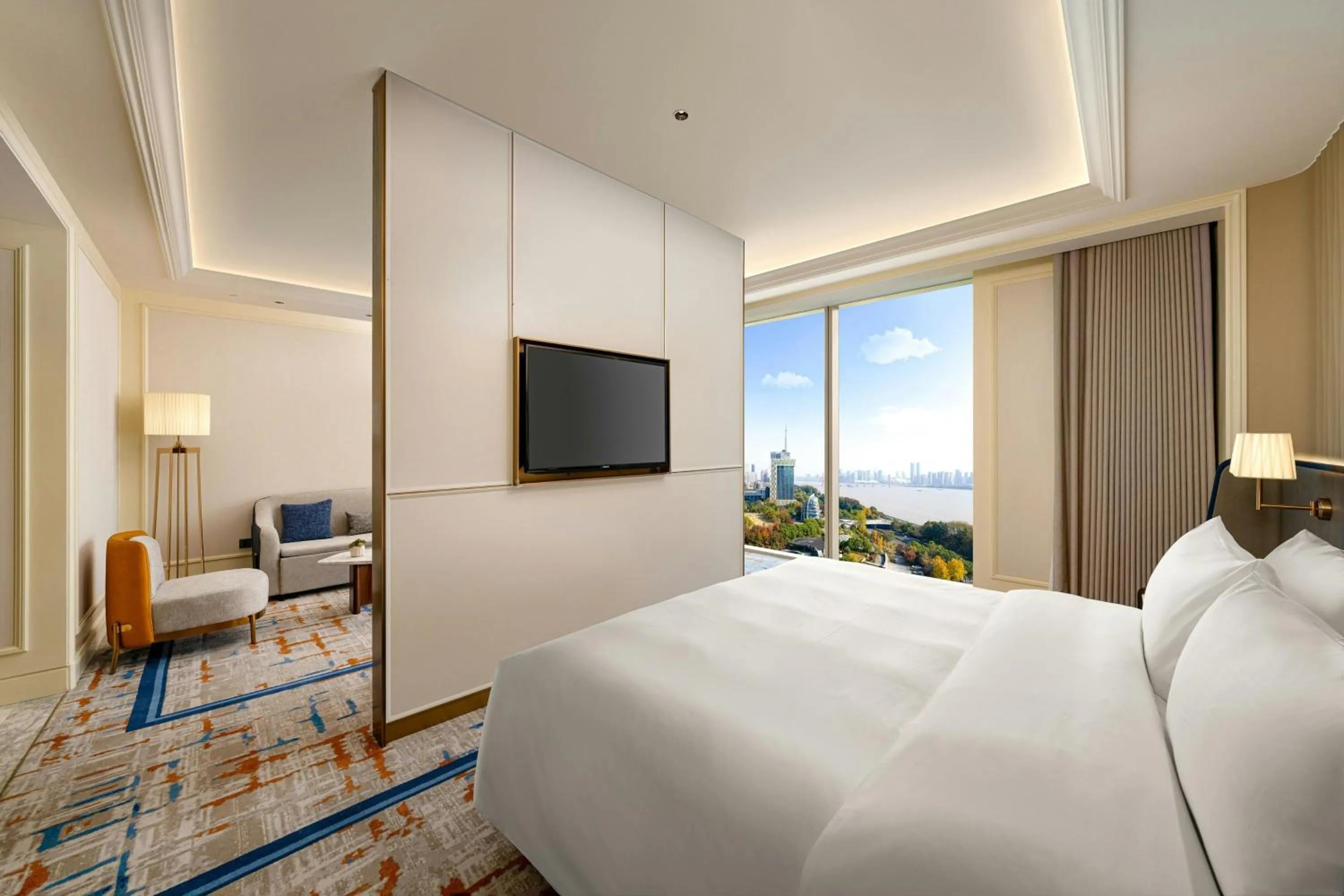 Bedroom, Bed in The Azure Qiantang, a Luxury Collection Hotel, Hangzhou