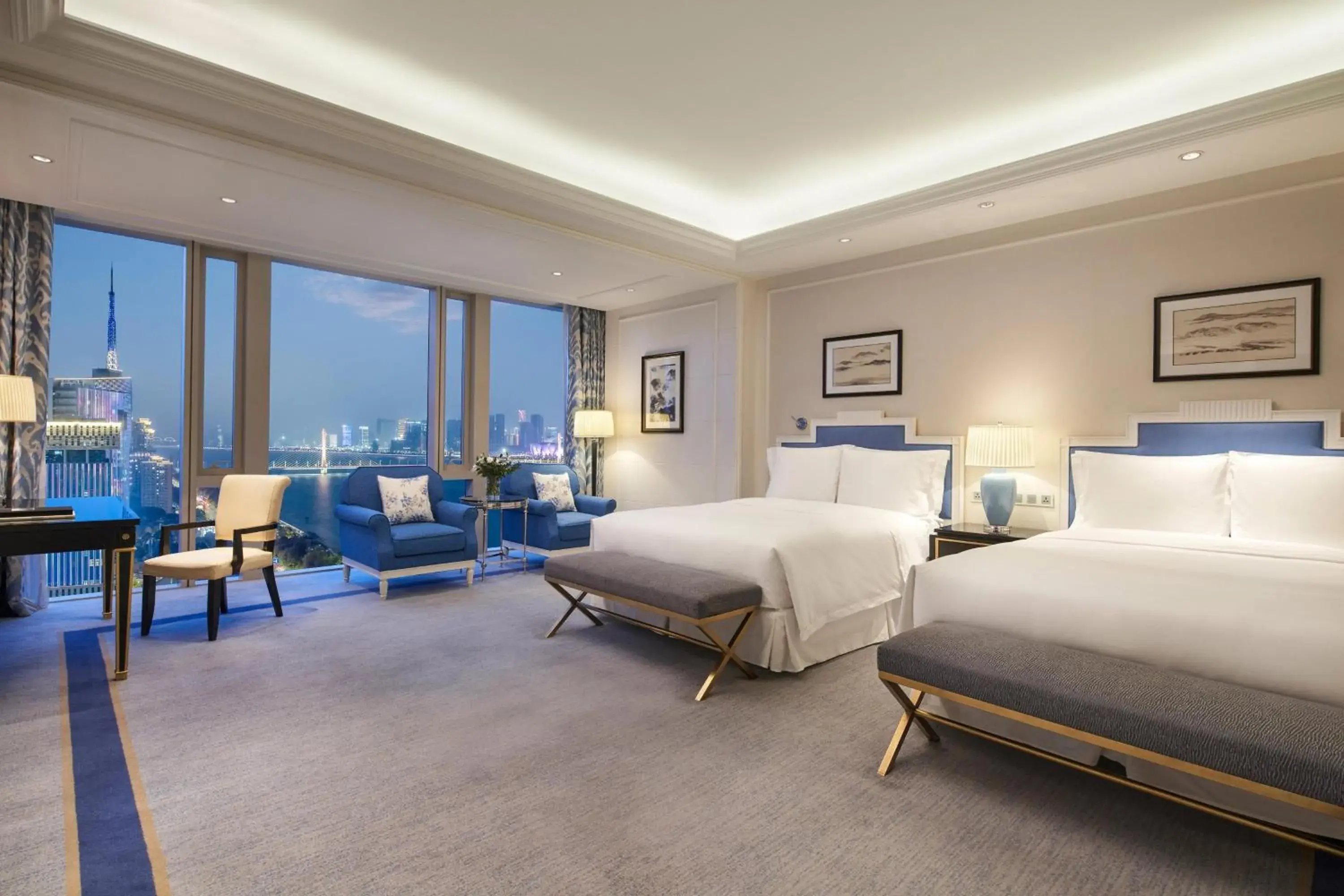 Luxury Collection Room,Qiantang River view, 2 queen in The Azure Qiantang, a Luxury Collection Hotel, Hangzhou Luxury Collection Room,Qiantang River view, 2 queen in The Azure Qiantang, a Luxury Collection Hotel, Hangzhou
