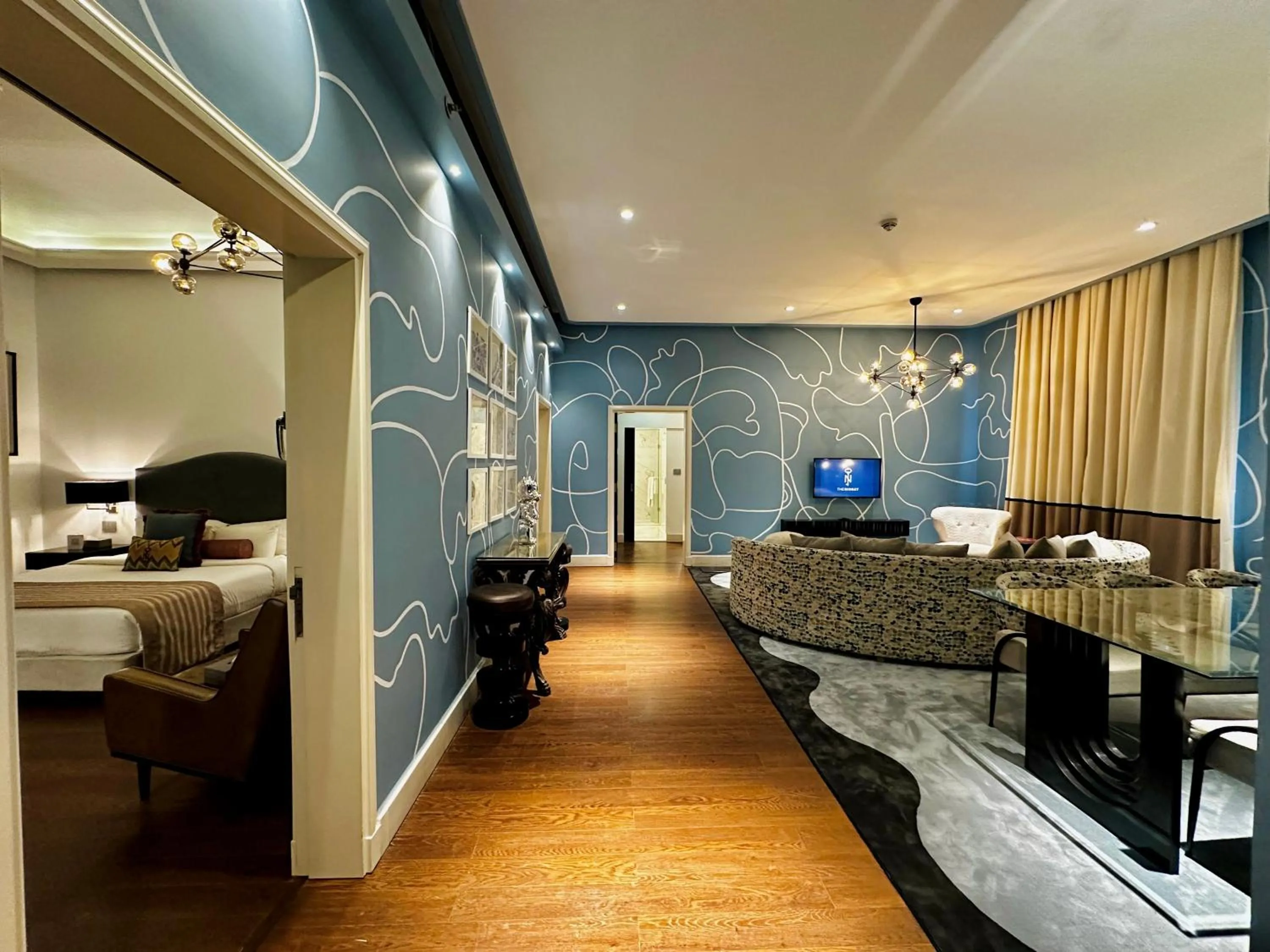 Bed in The Nishat Hotel