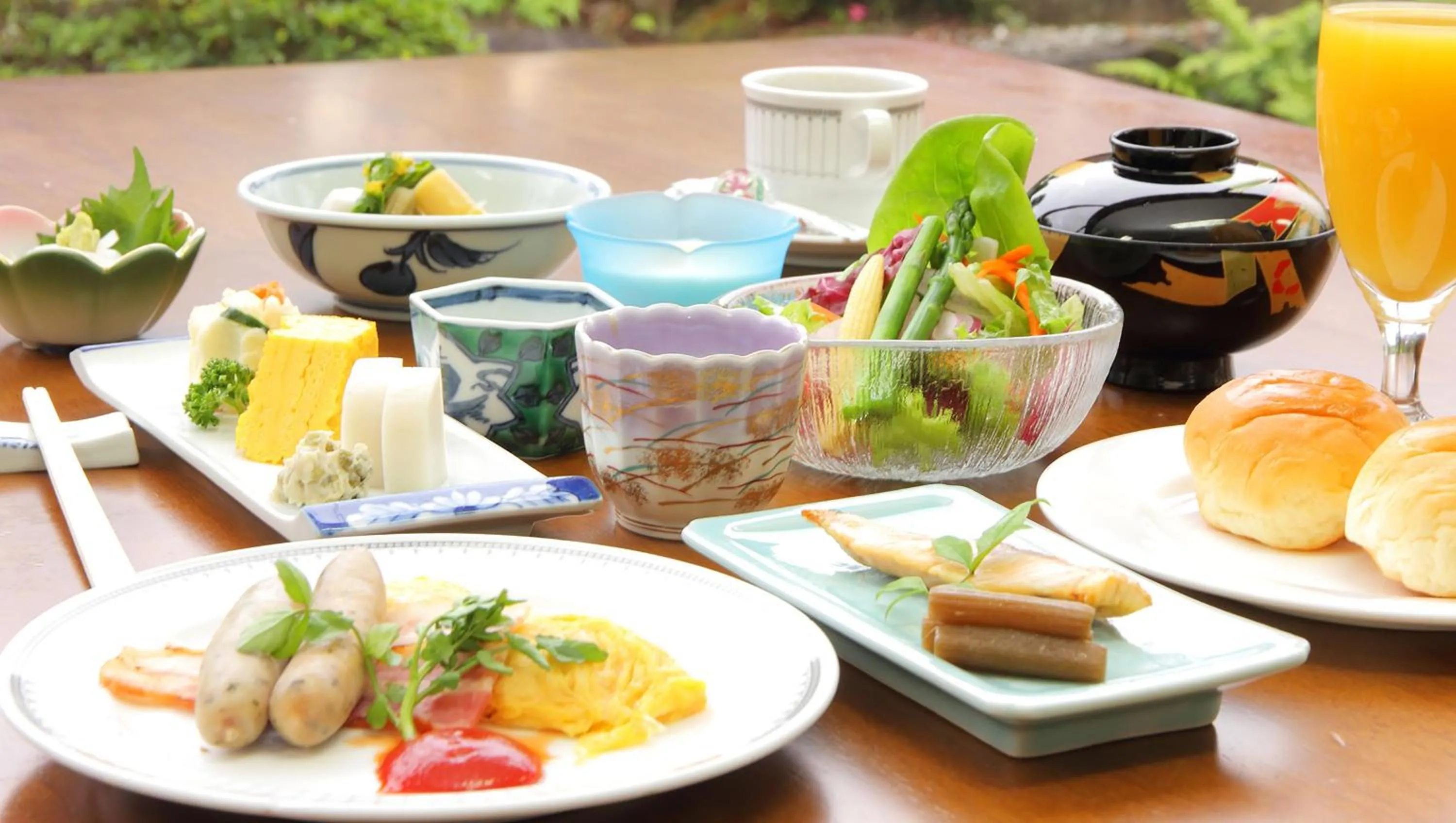 Buffet breakfast in Kasugai View Hotel