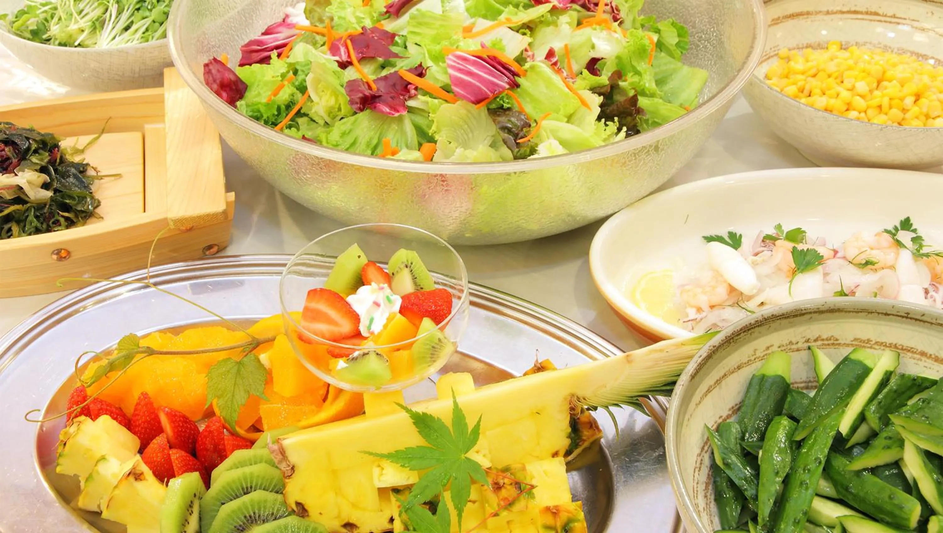 Food close-up in Kasugai View Hotel