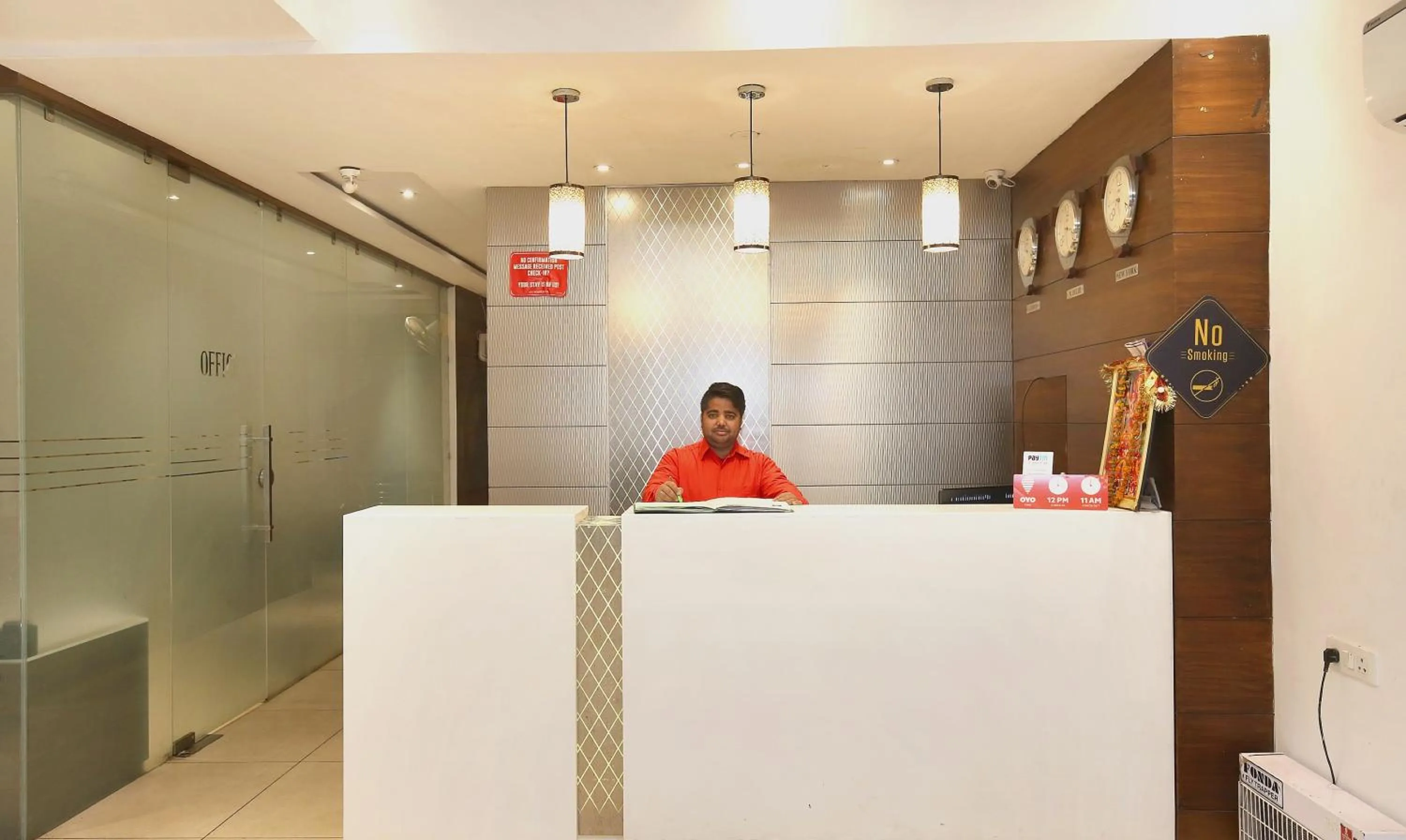 Lobby or reception in Super Hotel O Winner Inn