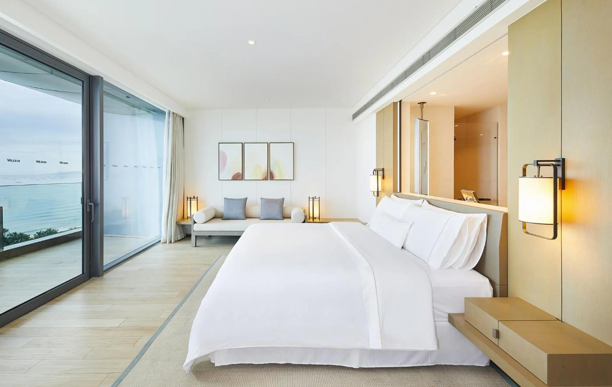 Bed in The Westin Blue Bay Resort & Spa