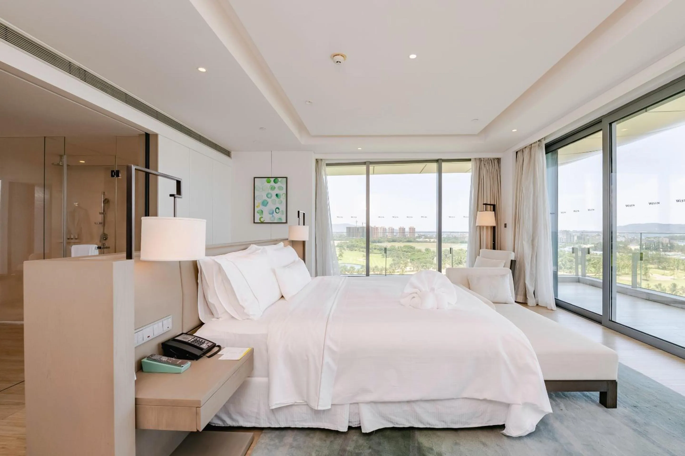 Bed in The Westin Blue Bay Resort & Spa