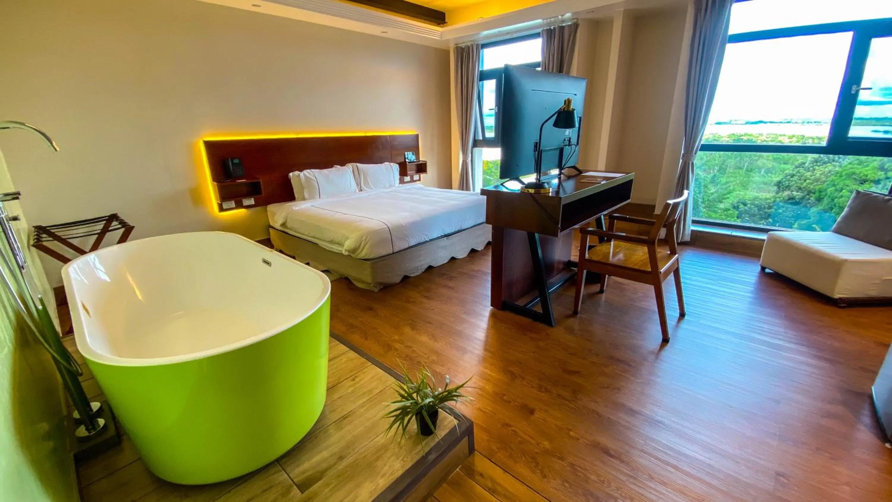 Bedroom, Bed in Hotel de Turistas Iquitos