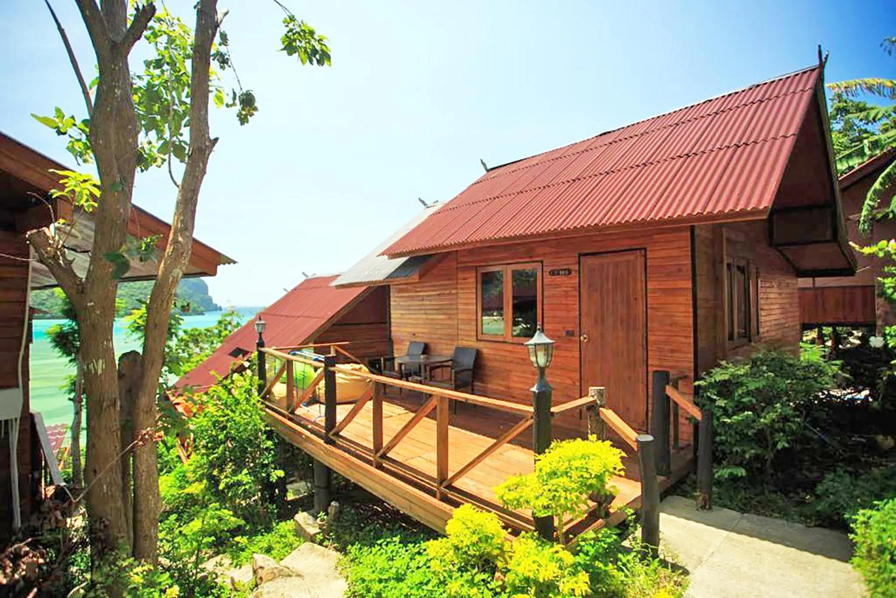 Patio in The Cobble Beach Hotel- Phi Phi Island