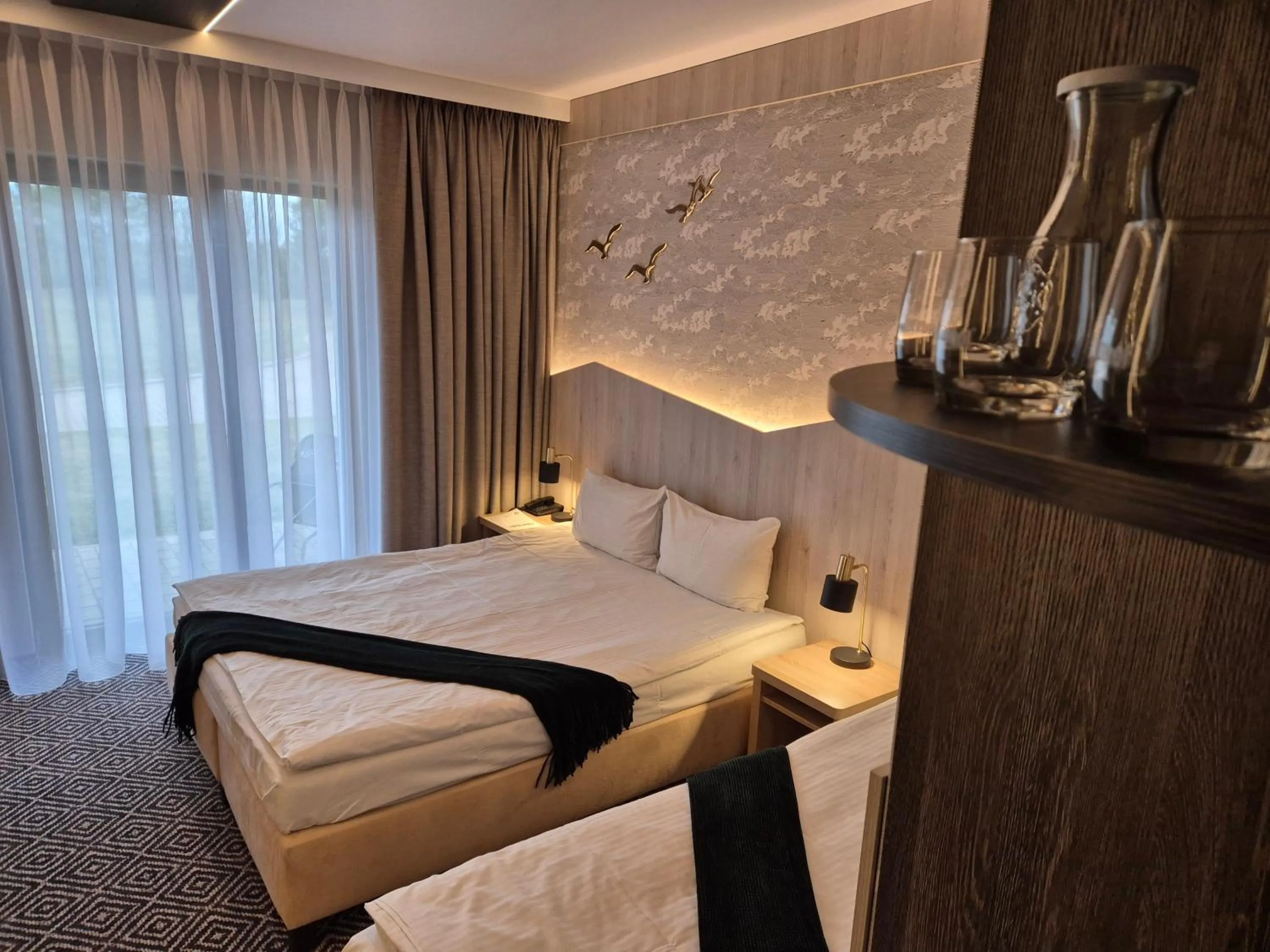 air conditioner, Bed in Mikołajki Resort Hotel & Spa Jora Wielka