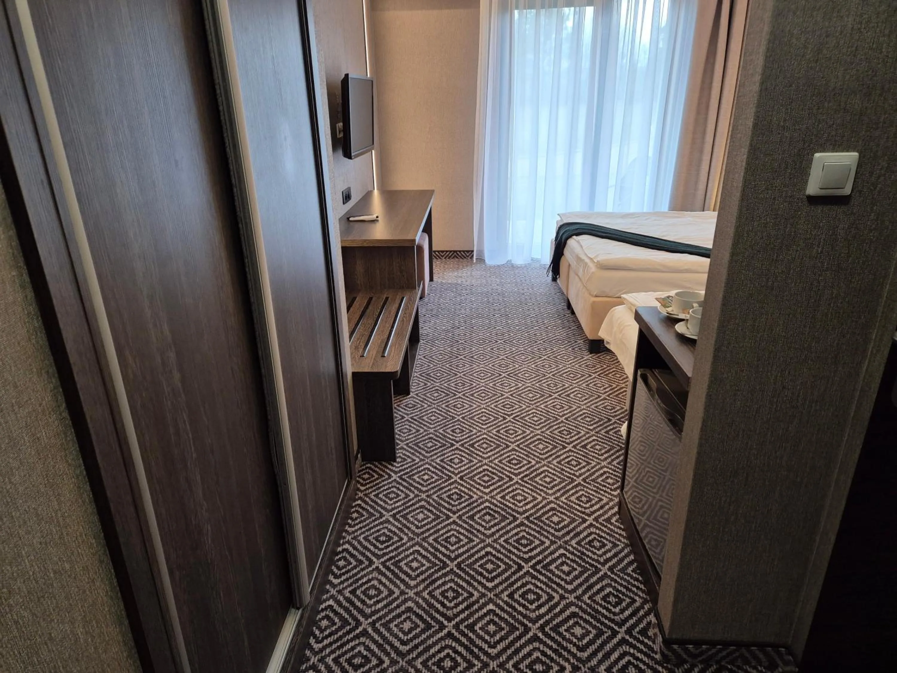 air conditioner, Bed in Mikołajki Resort Hotel & Spa Jora Wielka