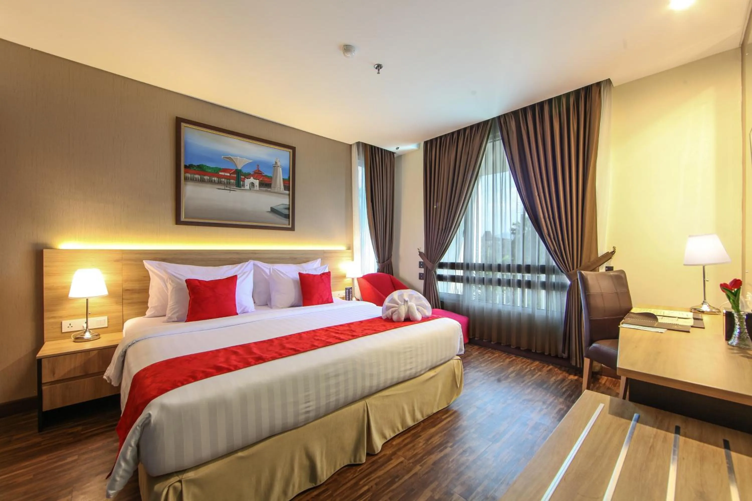 Bedroom, Bed in The Royale Krakatau