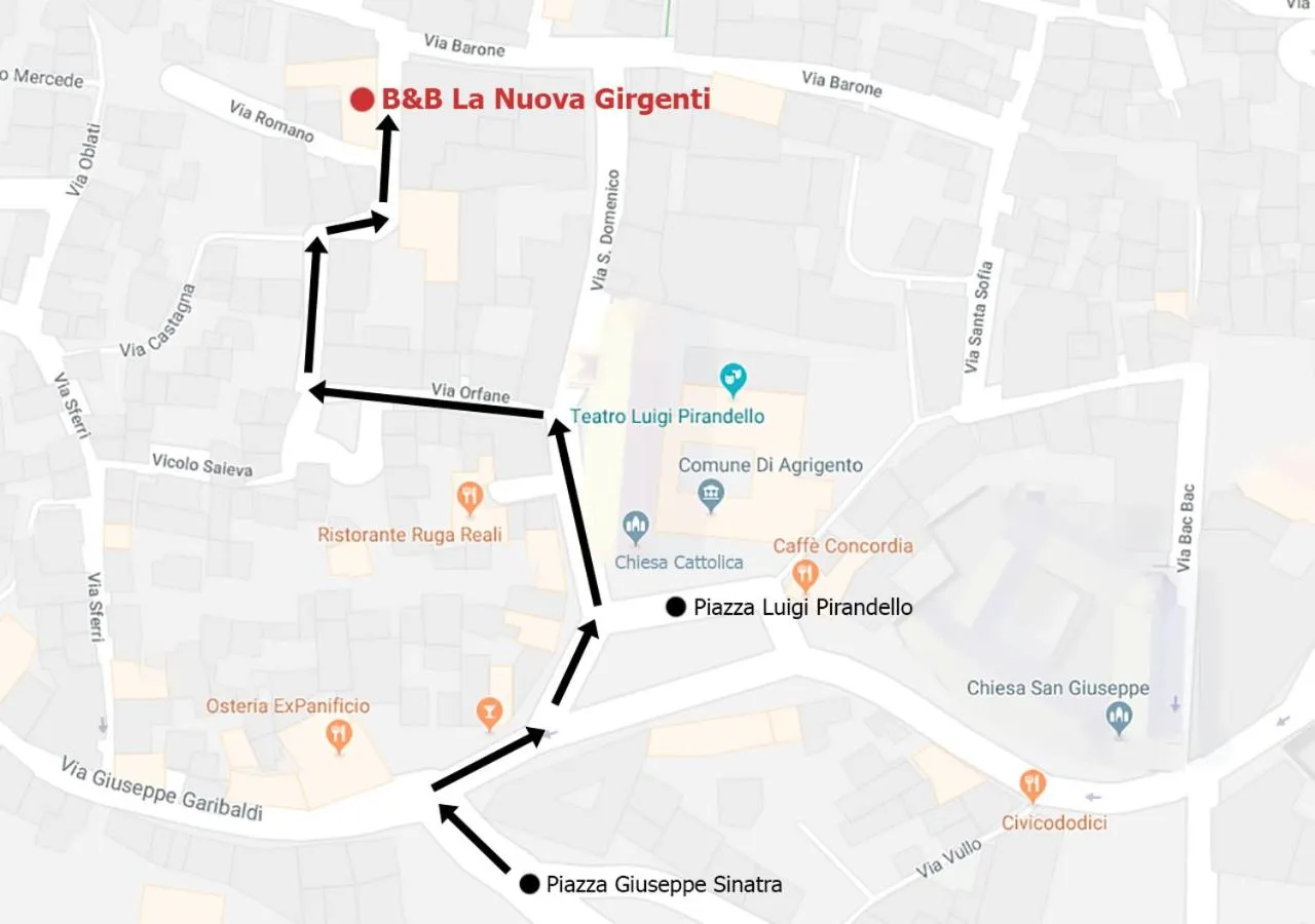 Floor plan in La Nuova Girgenti