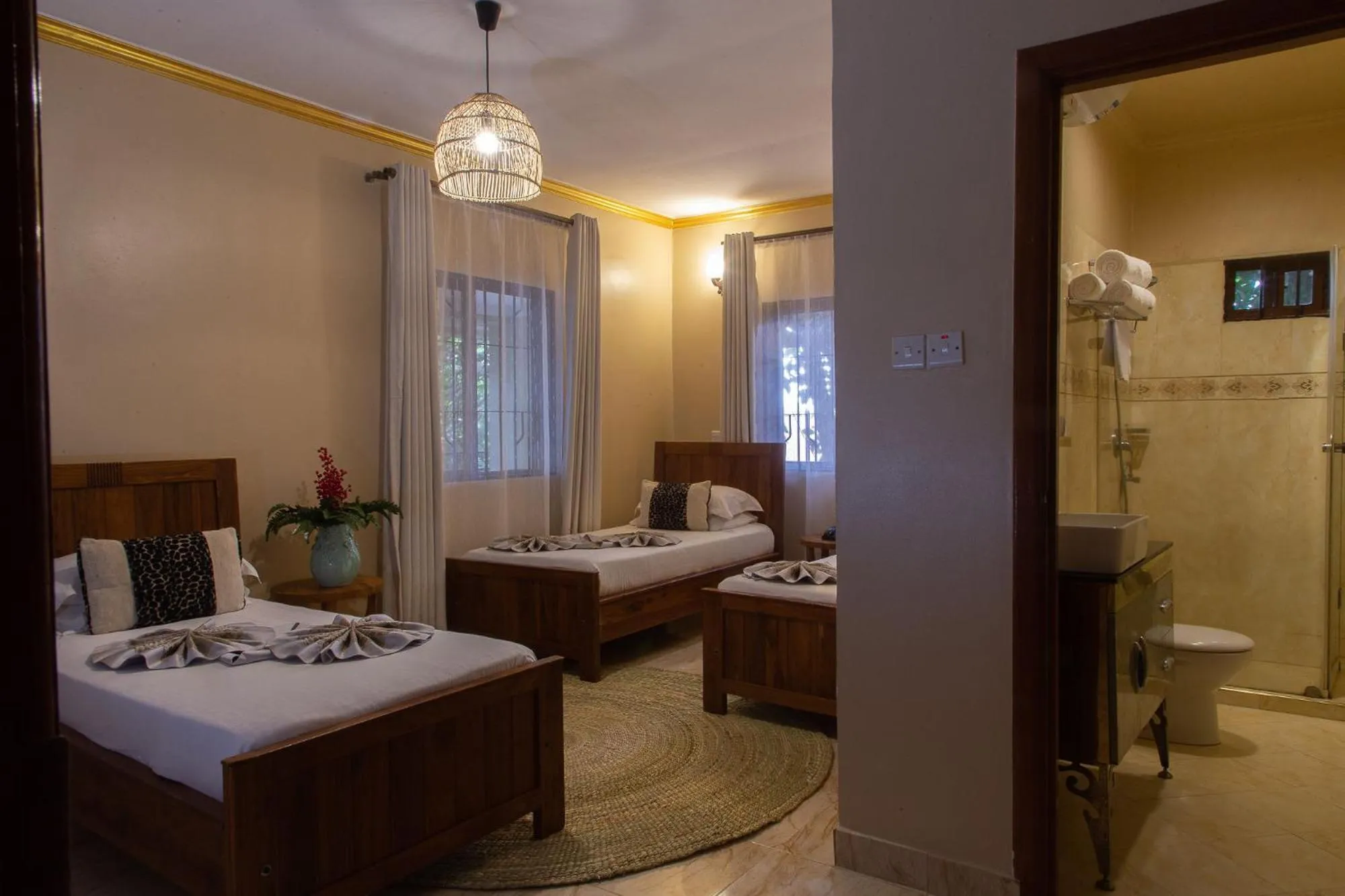 Bed in Tulia Boutique Hotel & Spa