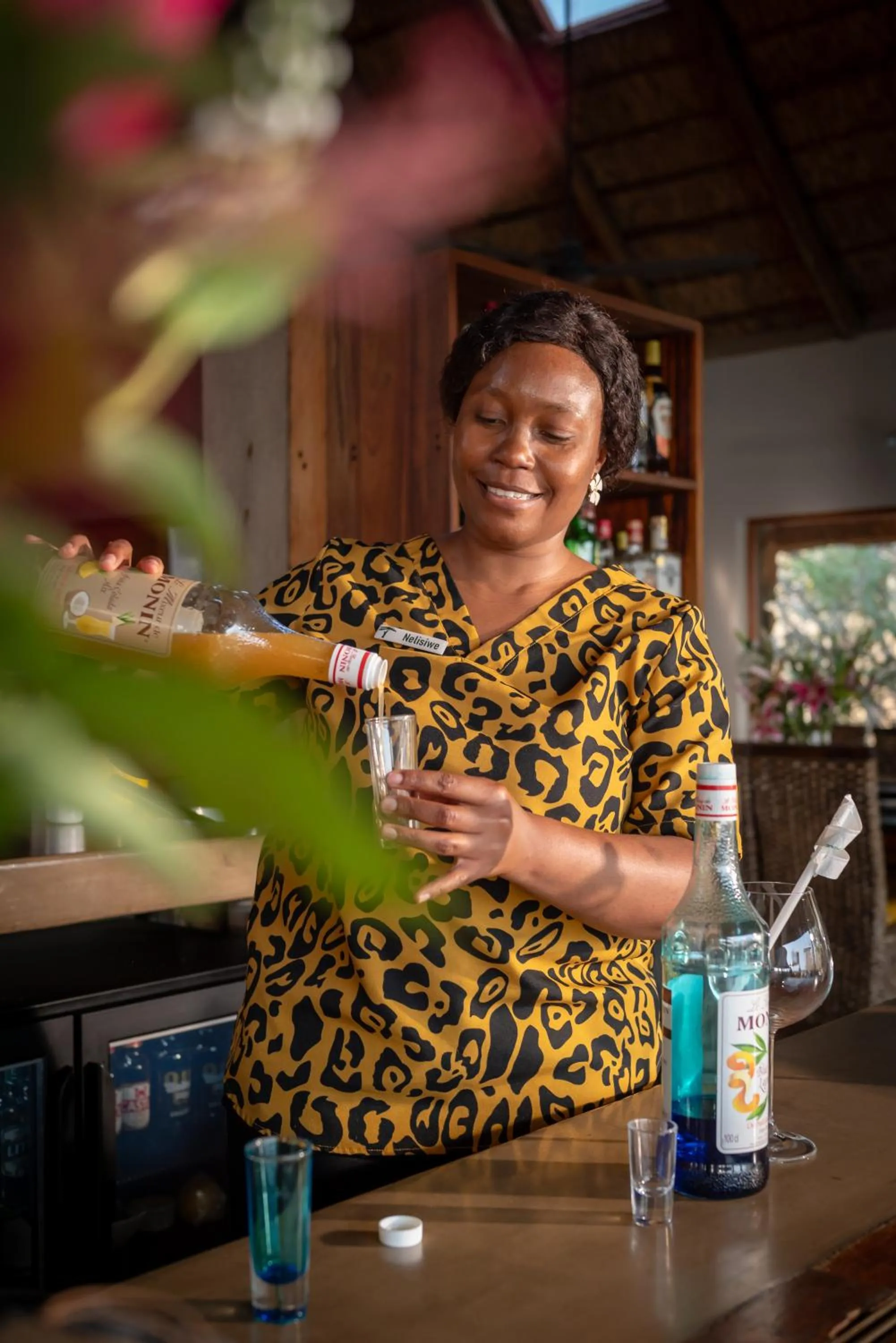 People in Sausage Tree Safari Camp