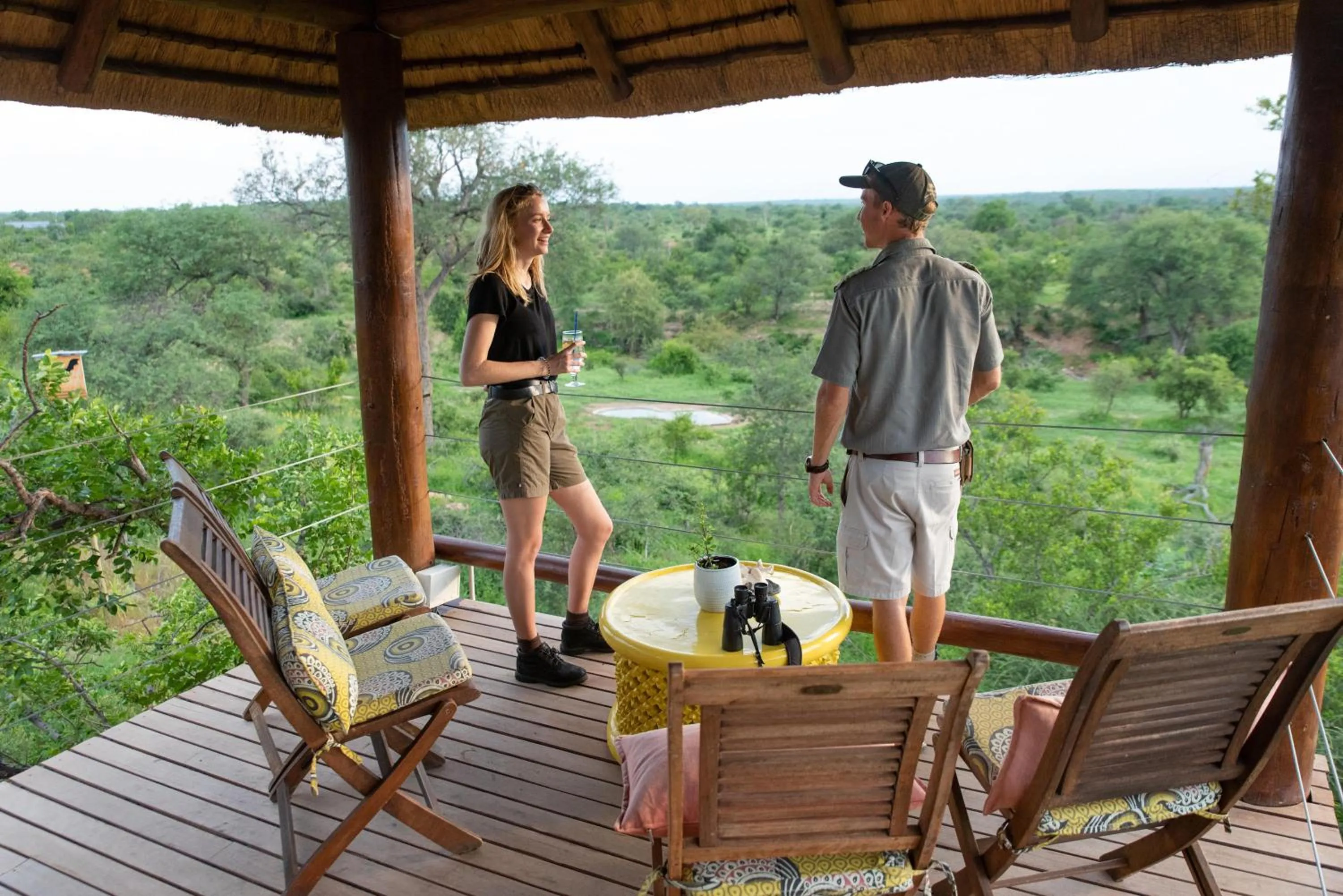 Balcony/Terrace in Sausage Tree Safari Camp