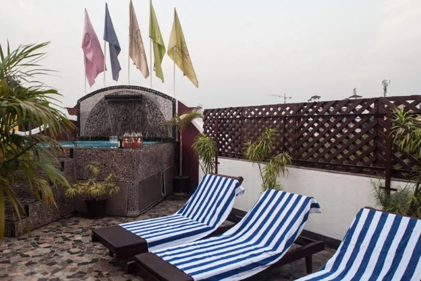 Hot Tub in WelcomHeritage Panjim Pousada