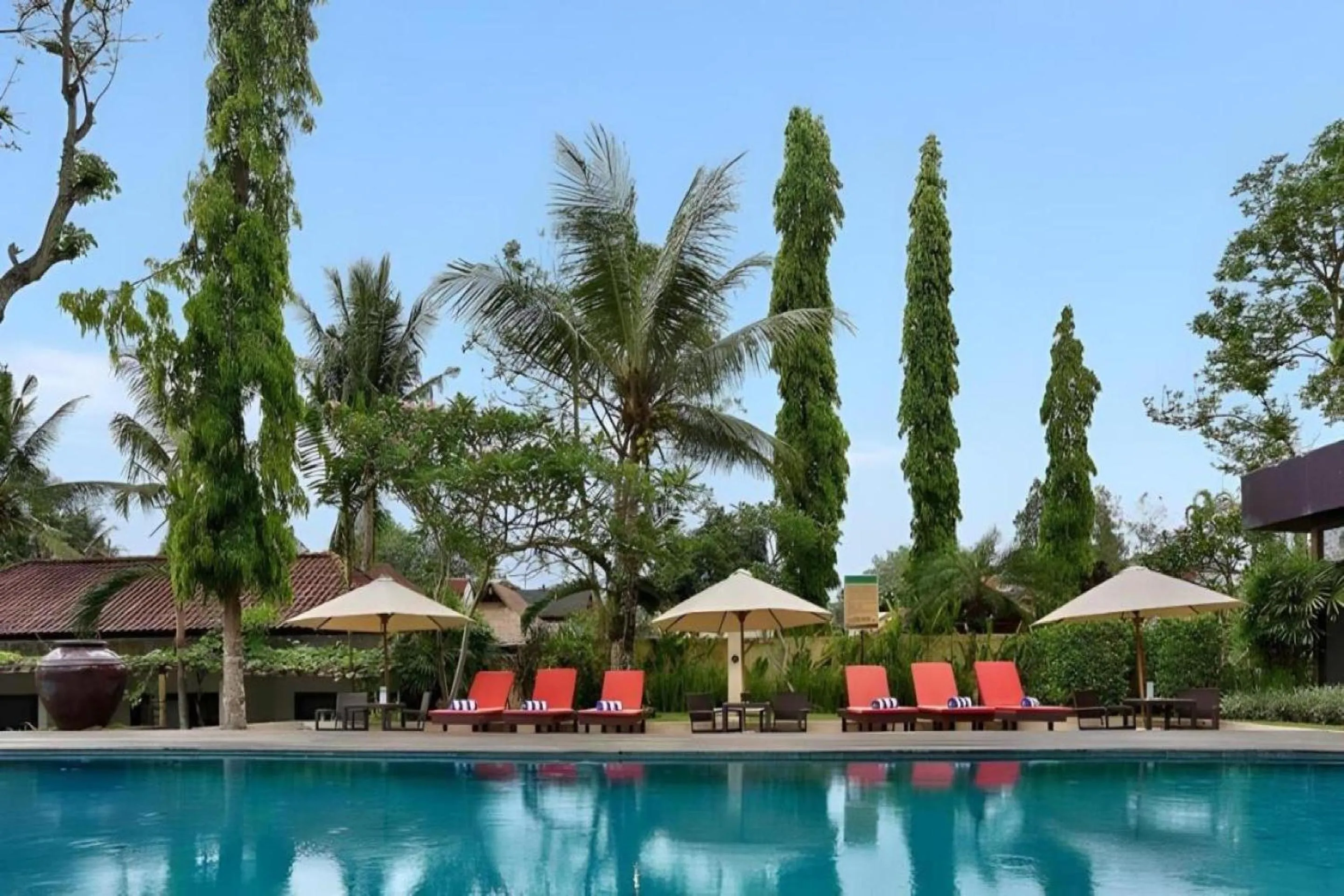 Swimming pool in Belvilla Y Resort Near Central Ubud