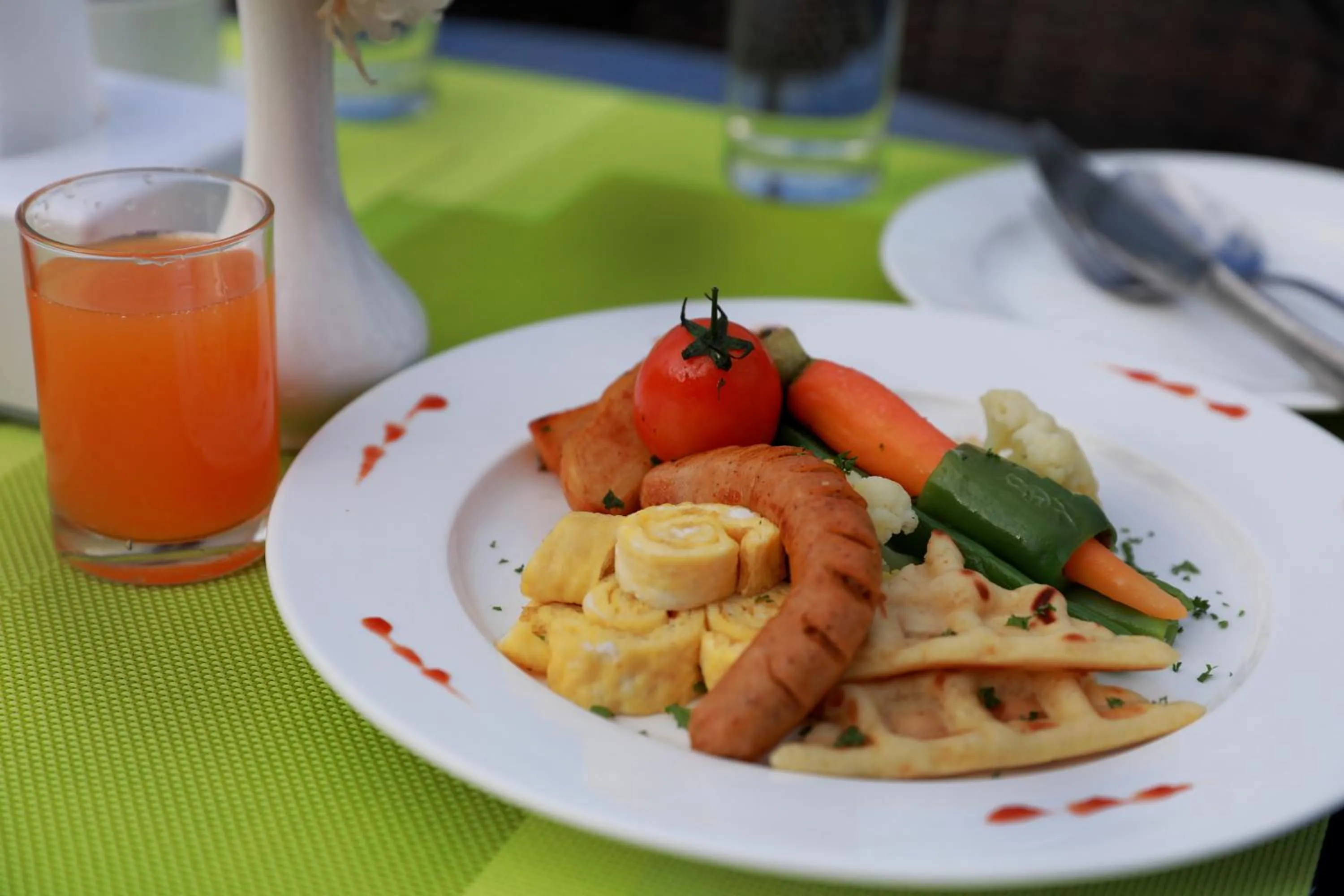 Breakfast in Hotel Eco Tree Pokhara