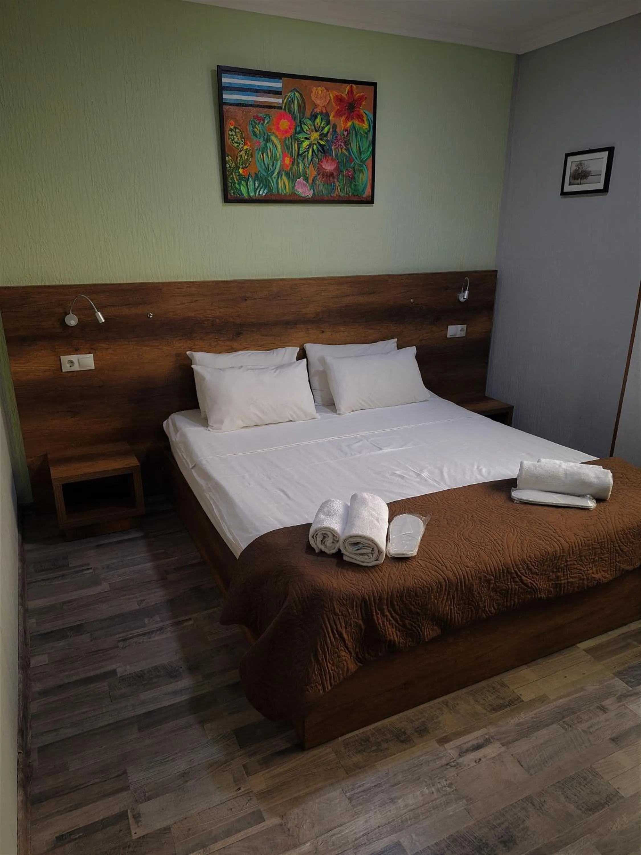 Bed in Hotel Georgian