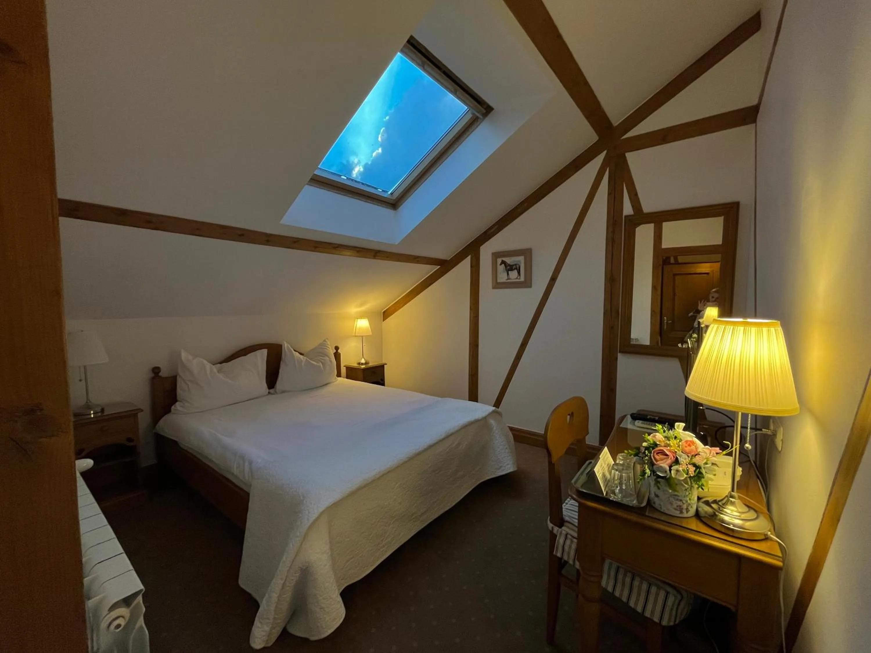 Photo of the whole room, Bed in Pensiunea Tohanu Vechi