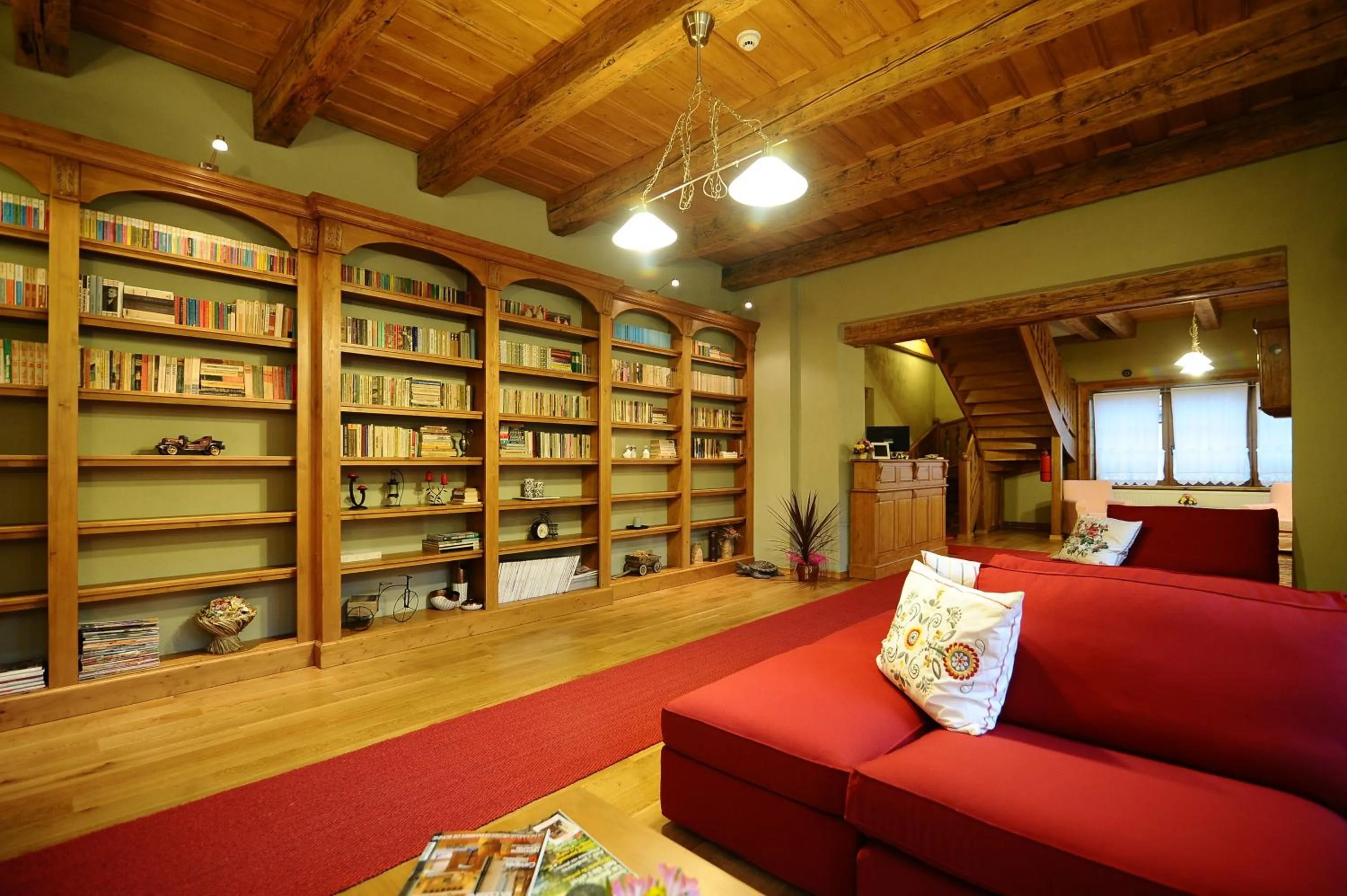 Lobby or reception in Pensiunea Tohanu Vechi